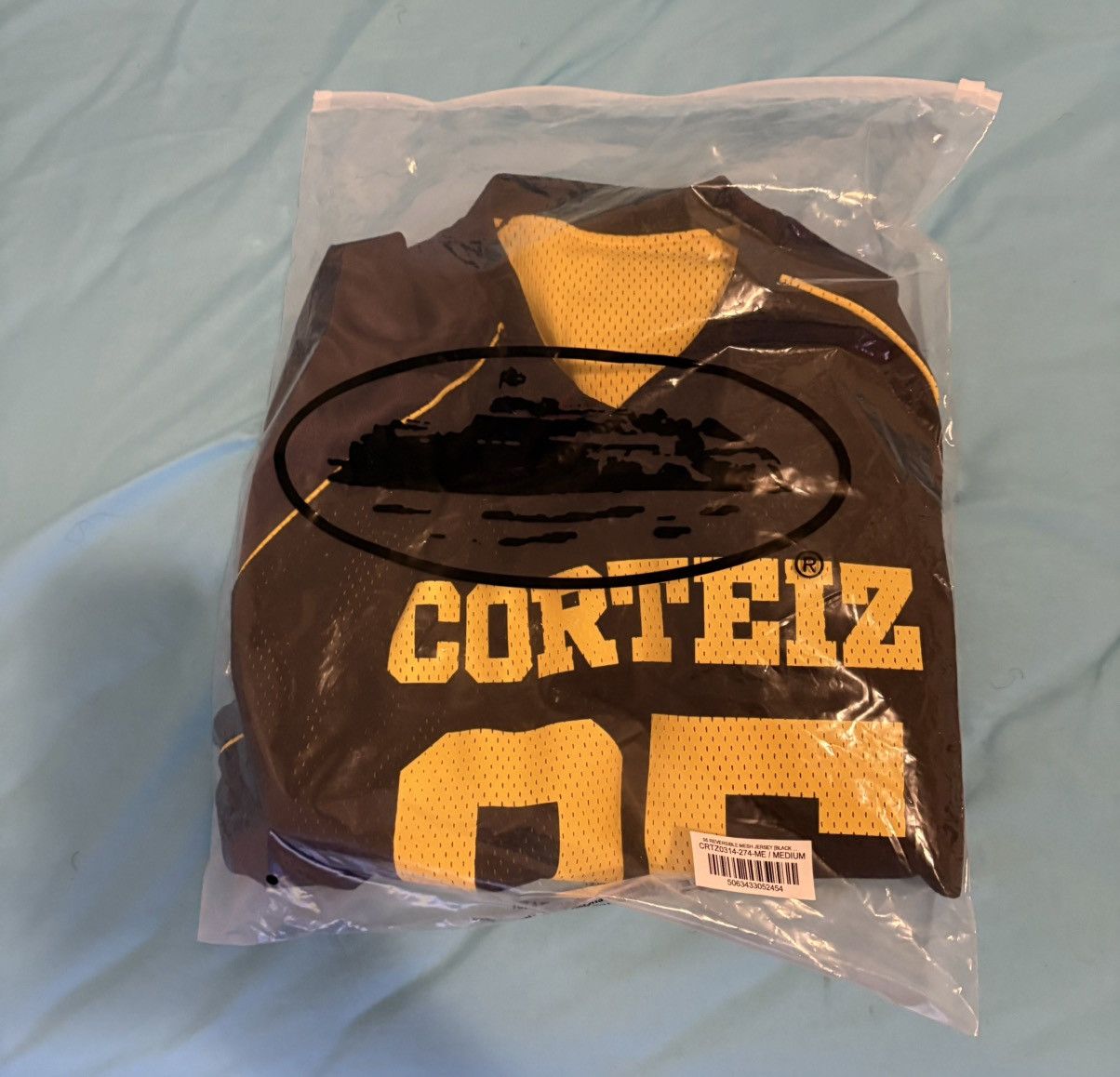 Corteiz Corteiz 95 REVERSIBLE MESH JERSEY BLACK / YELLOW Rare Size US M / EU 48-50 / 2 - 8 Thumbnail