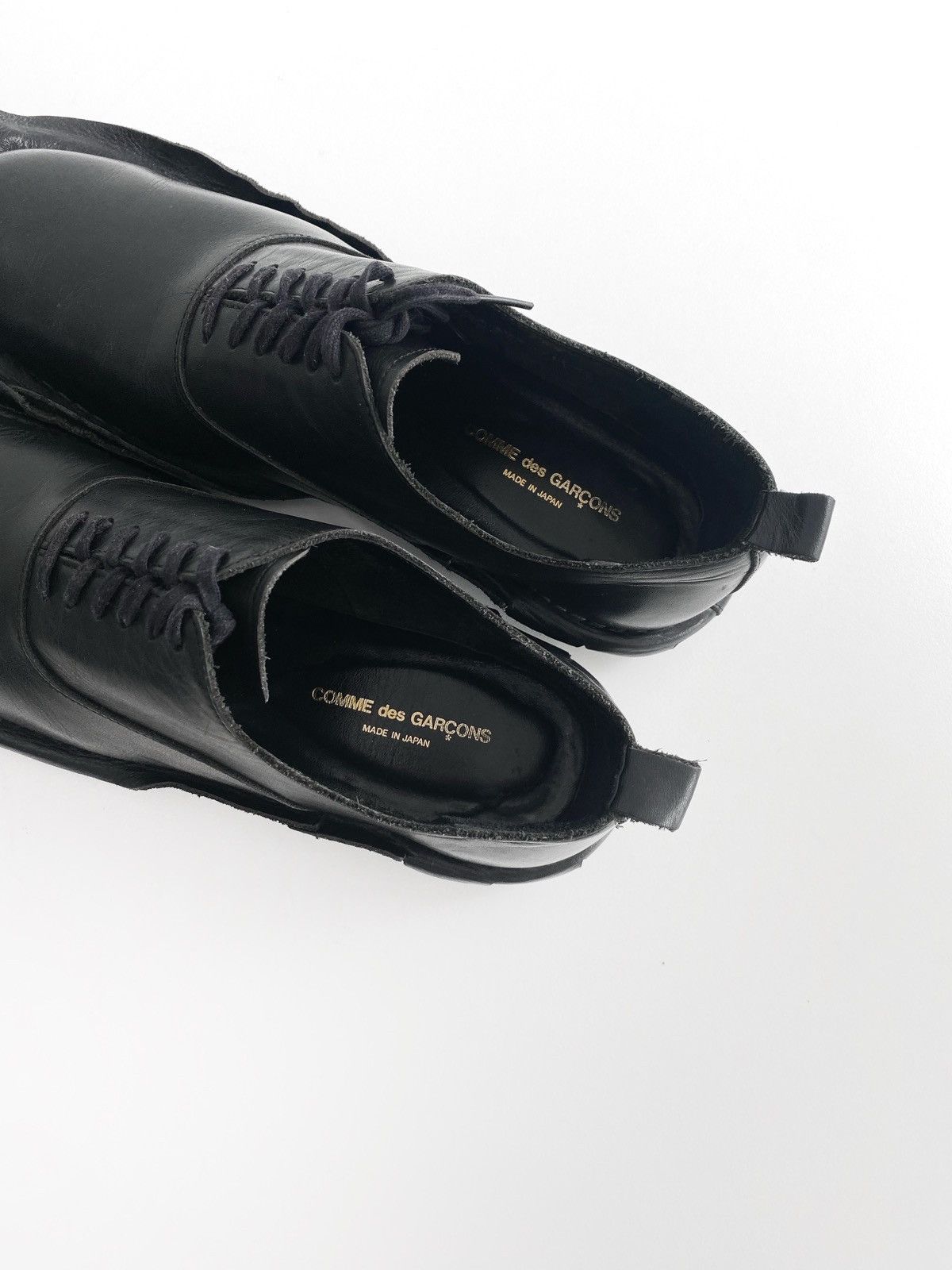 Comme des Garcons × Comme des Garcons Homme Plus ❌Comme des garcons 2010AW unfinished archive derby shoes Size US 8 / EU 41 - 10 Thumbnail