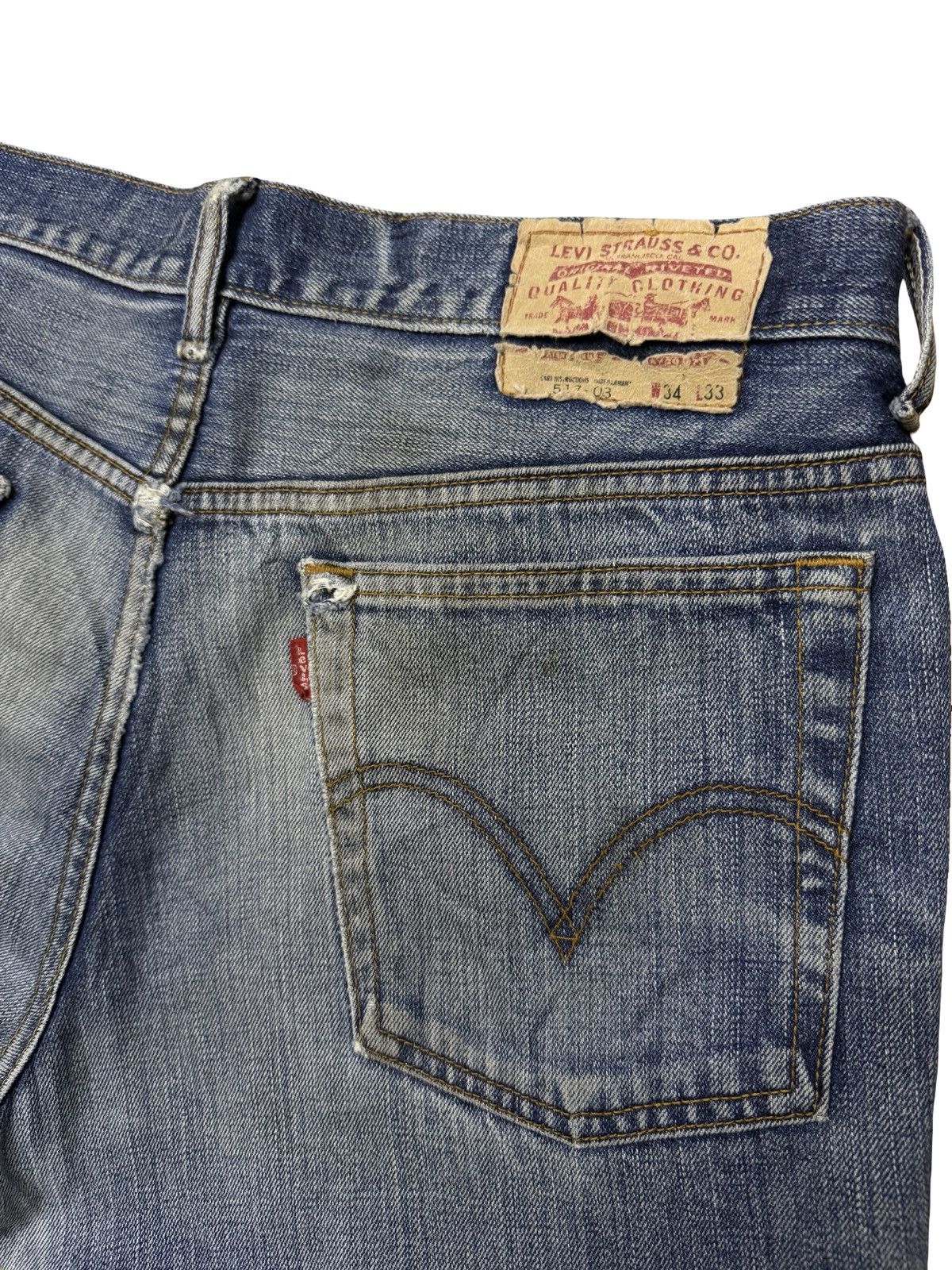 Levi's Vintage Levi’s 517-03 Japan Market Denim Jeans | Bootcut W34 Size US 34 / EU 50 - 8 Thumbnail