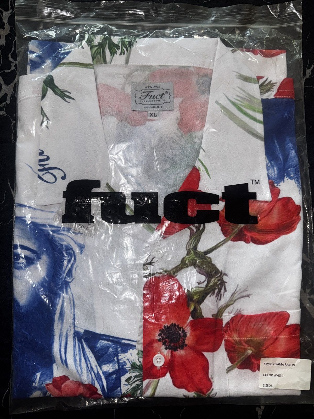FUCT FUCT War On Drugs Osama Bin Laden Button Shirt Size US XL / EU 56 / 4 - 2 Thumbnail