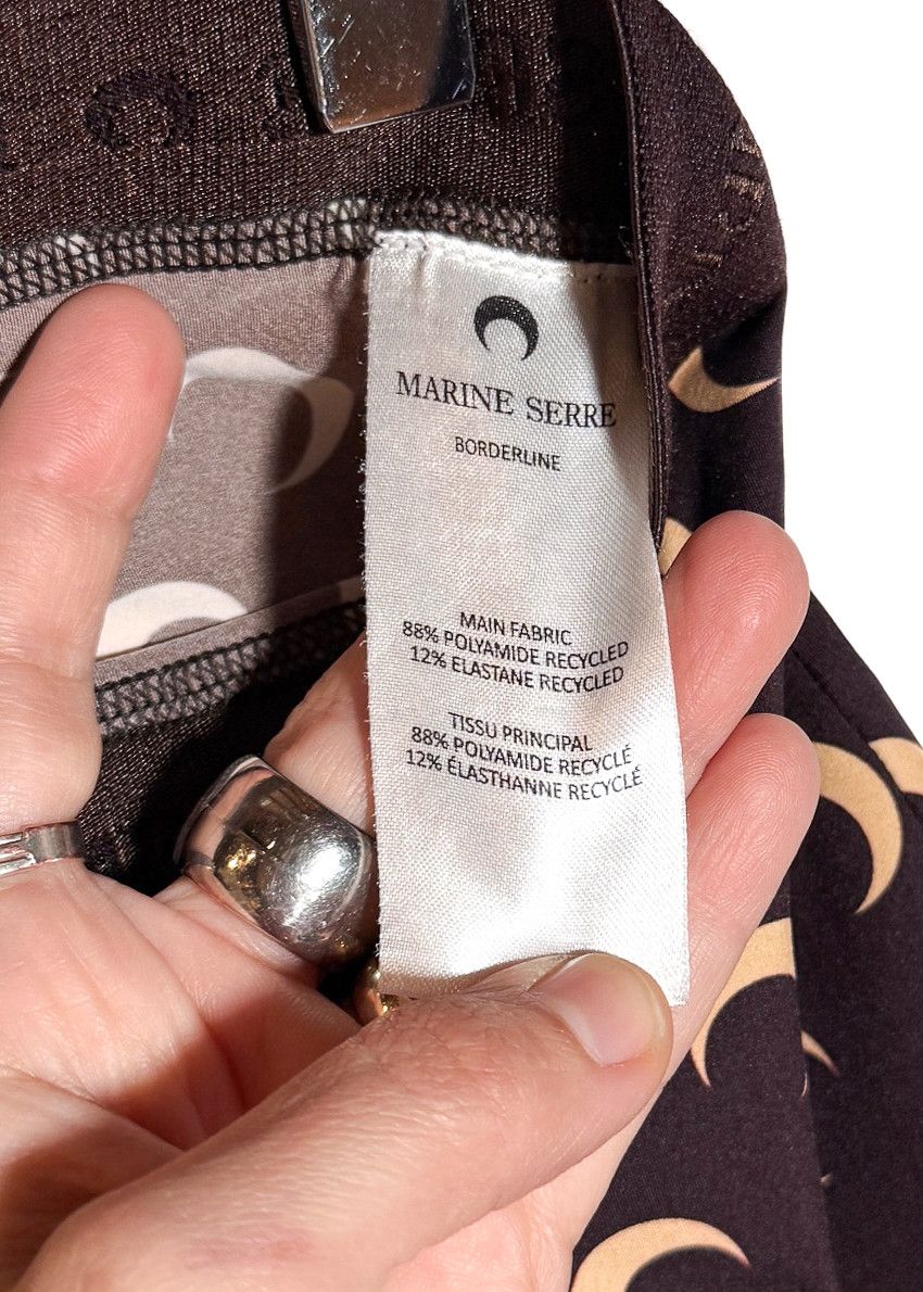 Marine Serre Marine Serre Borderline Brown Moon Crescent Leggings Size 26" / US 2 / IT 38 - 8 Thumbnail