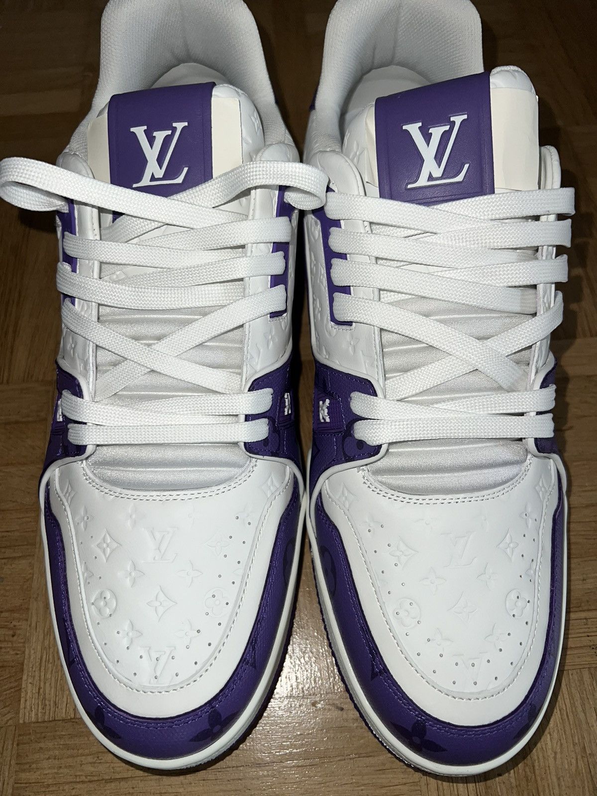 Louis Vuitton LV TRAINER SNEAKER Size US 11 / EU 44 - 5 Thumbnail