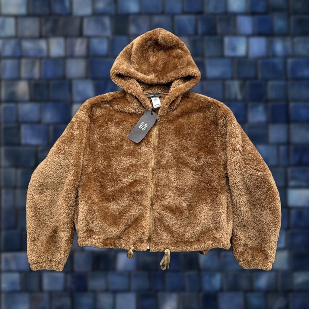 Vintage Sans Souci Brown Sherpa Full Zip Hoodie Sweatshirt Women’s Size Small NEW Size S / US 4 / IT 40 - 1 Thumbnail
