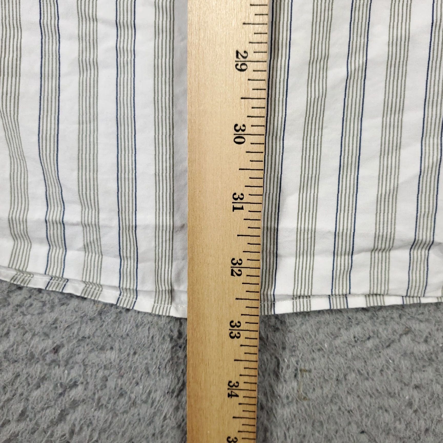 Tommy Hilfiger VINTAGE Tommy Hilfiger Shirt Mens 2XL Beige Striped Button-Up Long Sleeve Casual Formal Modern Preppy Mens Size US XXL / EU 58 / 5 - 5 Thumbnail