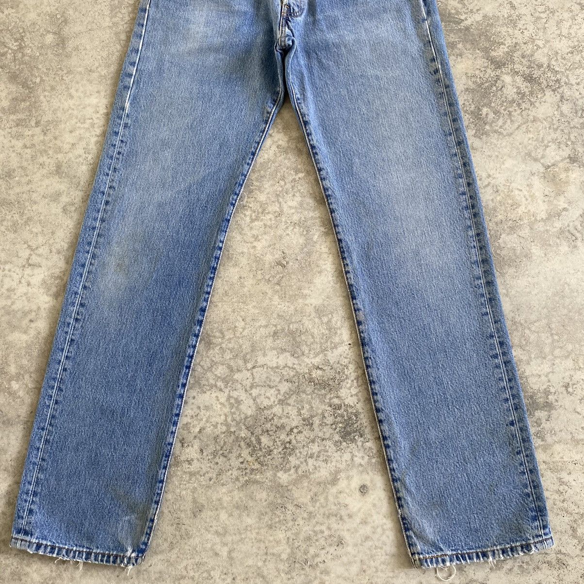 Levi's Vintage Levis 501 Stonewashed Powder Blue Denim Jeans Size US 30 / EU 46 - 2 Thumbnail