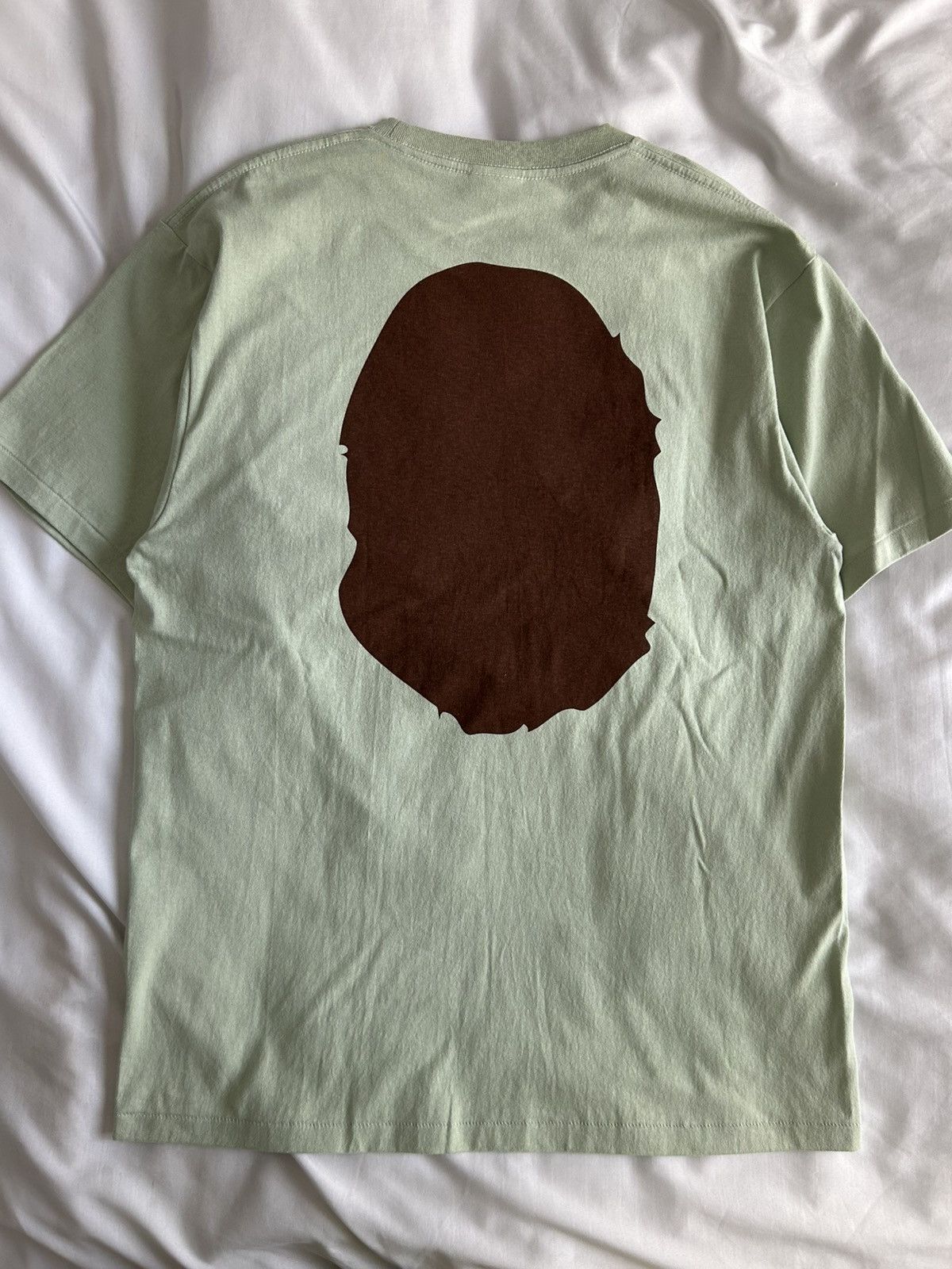 Bape Bape Big Ape Head Tee Green Single Stitch Japan Size US XL / EU 56 / 4 - 8 Thumbnail