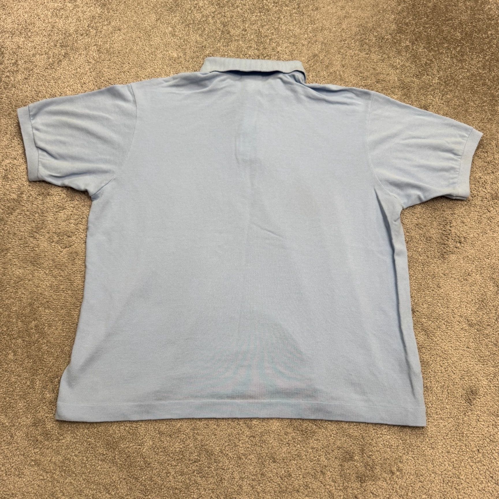Lacoste Lacoste Polo Shirt Mens 2XL Light Blue Short Sleeve Cotton Classic Prep Shirt Size US XXL / EU 58 / 5 - 2 Thumbnail