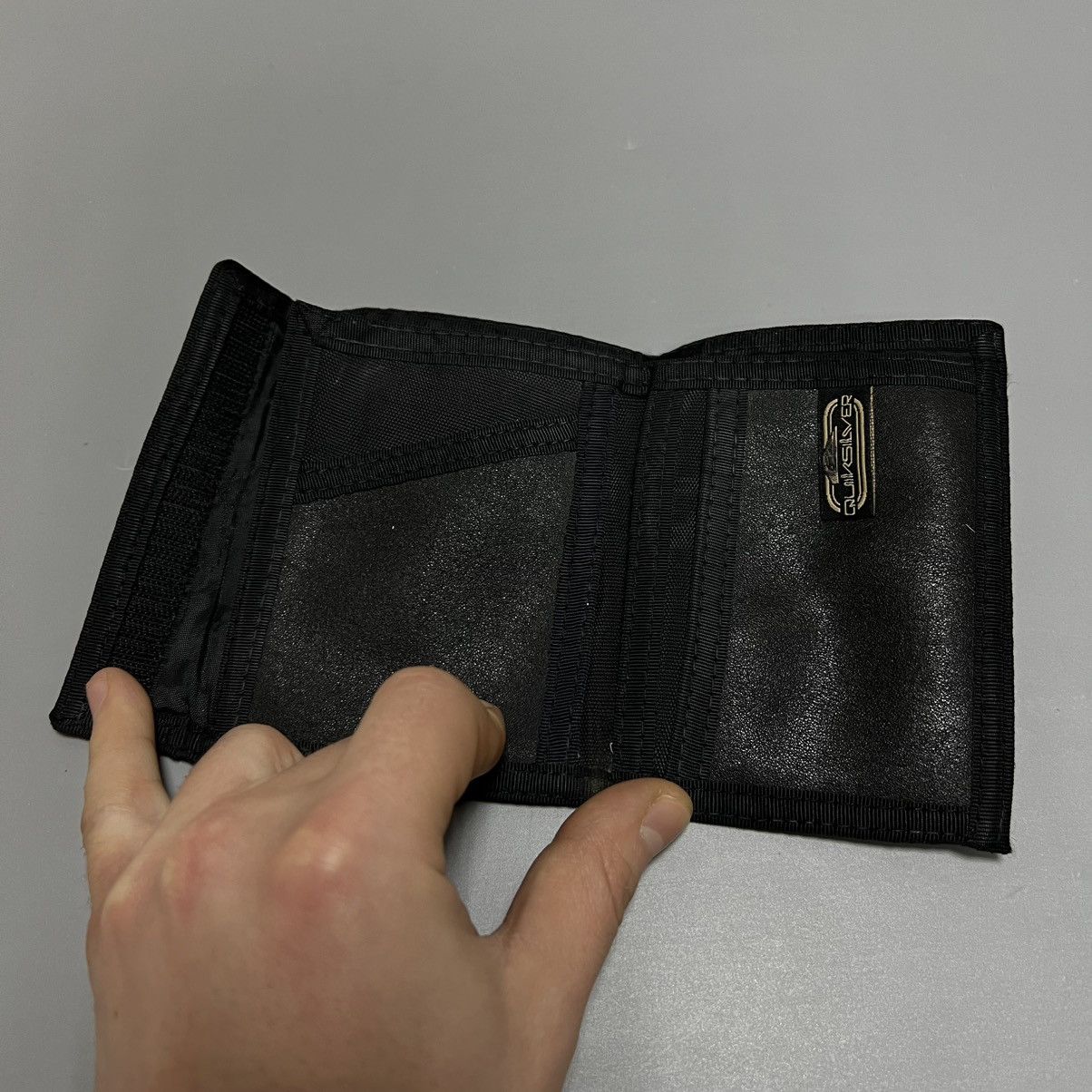 Quiksilver × Vintage Vintage Quiksilver Small Wallet Black Size ONE SIZE - 5 Thumbnail