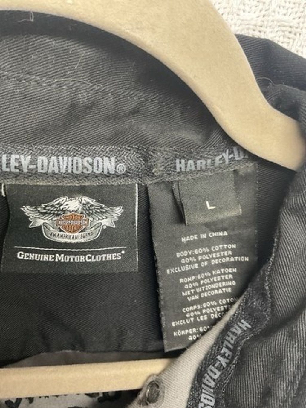 Harley Davidson Harley-Davidson Genuine Motorclothes Short Sleev Shirt Men L Size US L / EU 52-54 / 3 - 2 Thumbnail