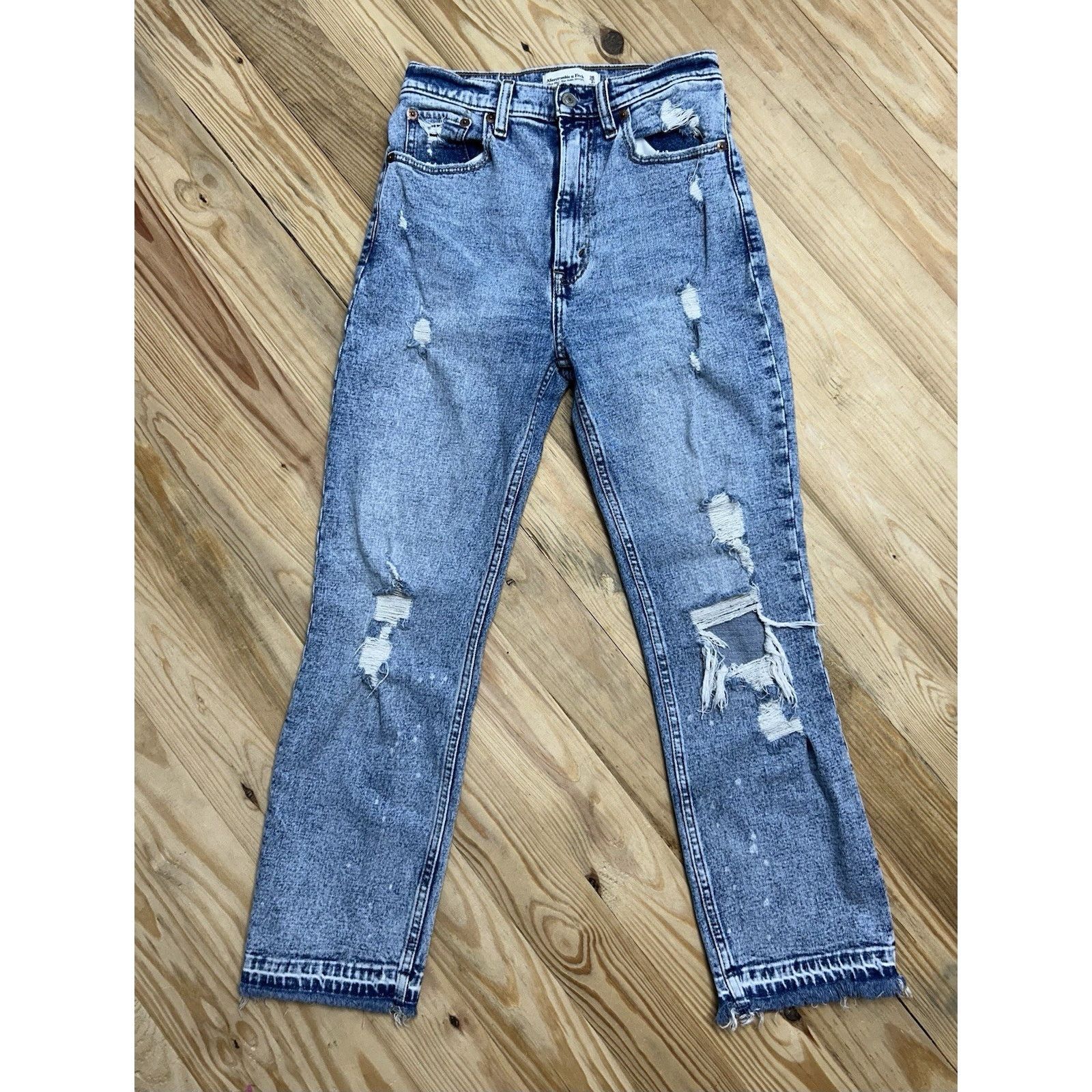 Abercrombie & Fitch Abercrombie & Fitch Jeans Women 26 Blue Ultra HighRise Ankle Size 26" / US 2 / IT 38 - 1 Thumbnail