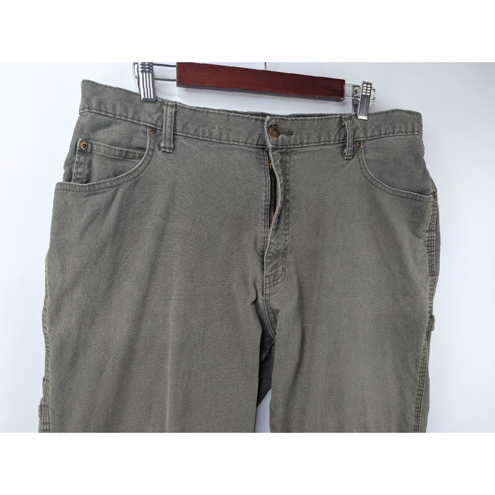 Dickies Dickies Workwear Pants Men’s 37x31 Green Canvas Carpenter Utility Size US 37 - 6 Thumbnail