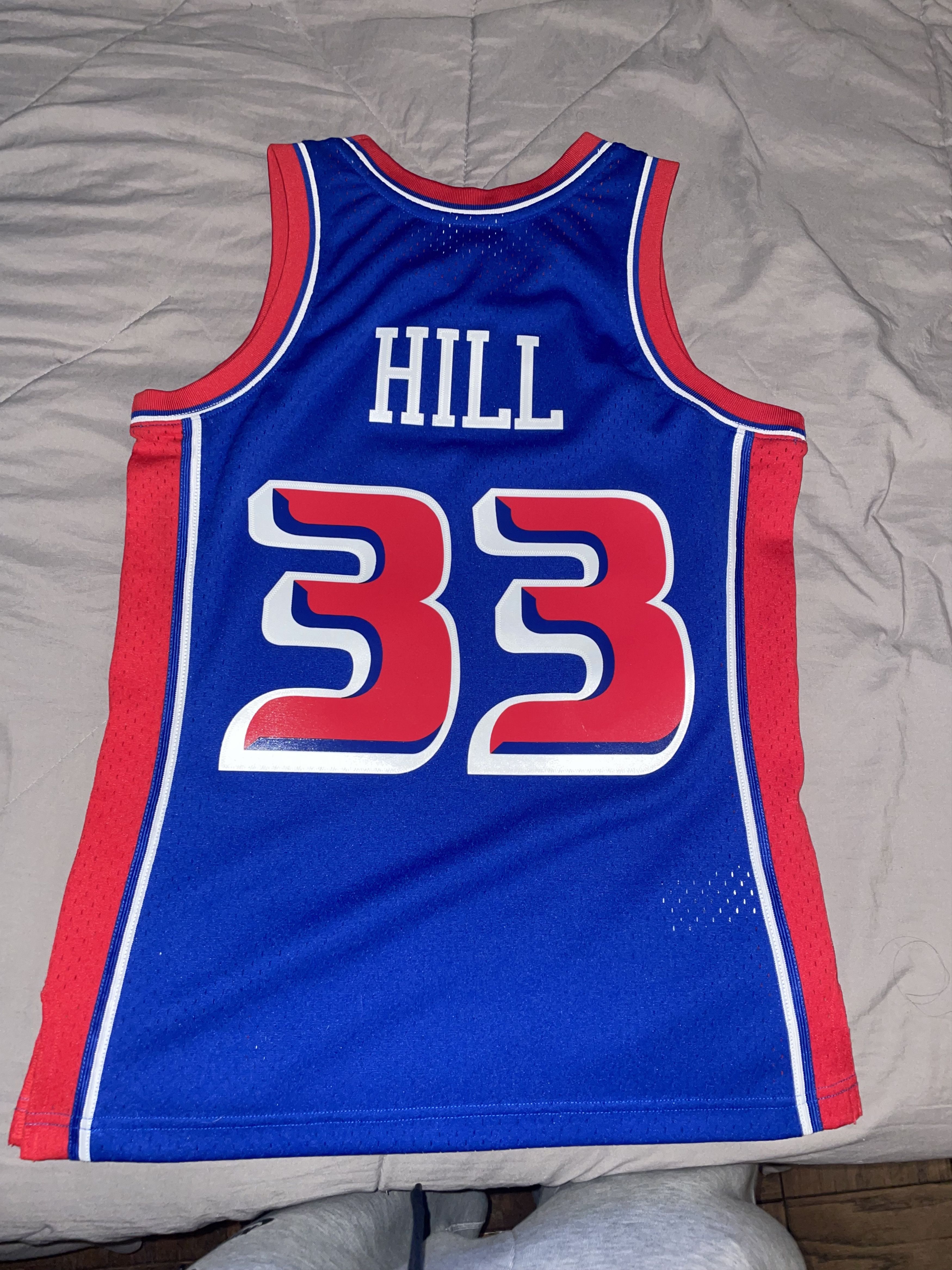 Mitchell & Ness × NBA Hardwood Classics Grant Hill Detroit Pistons TB Jersey Size US S / EU 44-46 / 1 - 2 Thumbnail