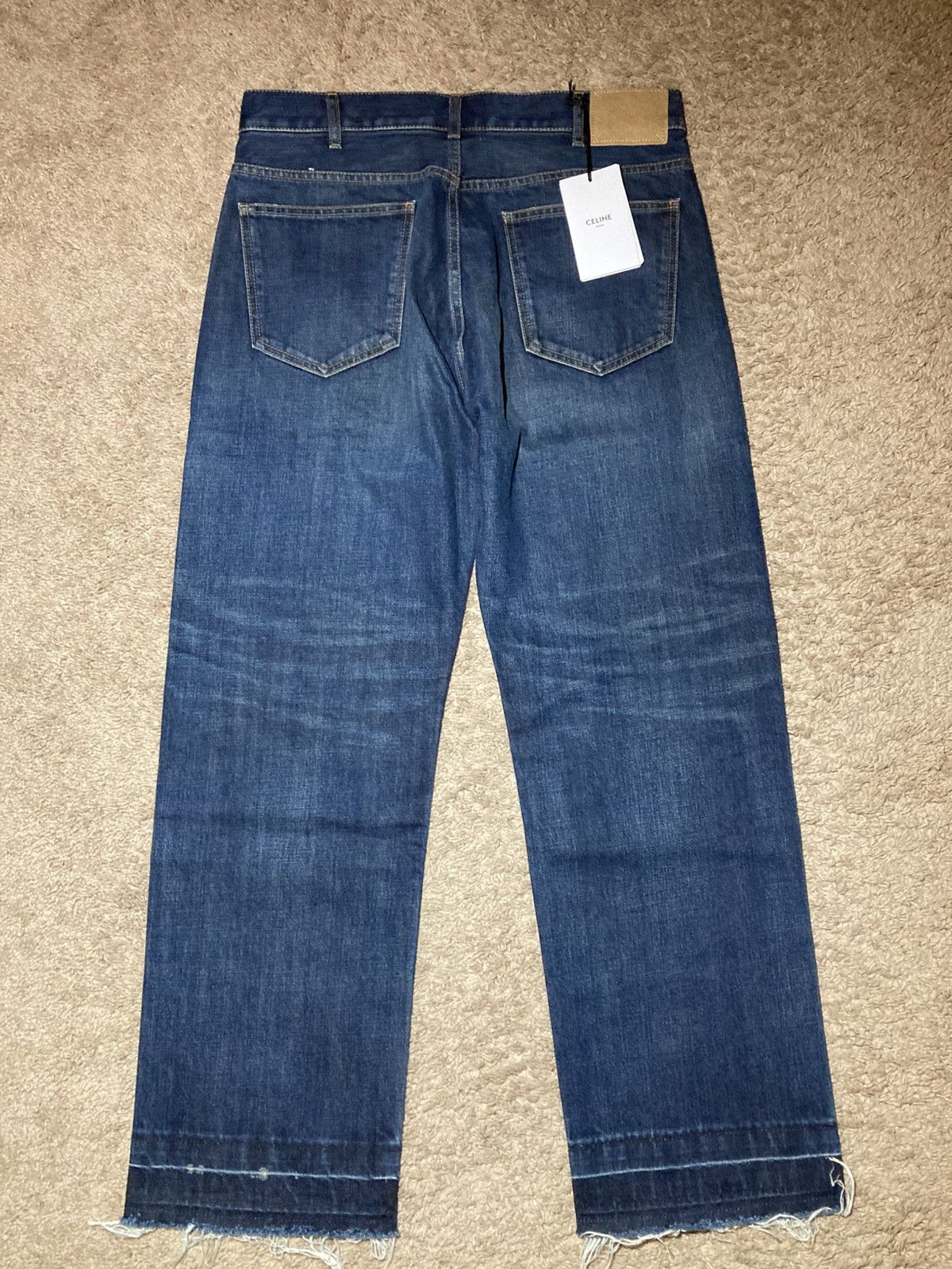 Celine New AW24 Celine Hedi Slimane Dark Wash Wesley 2024 Cut Kurt Size US 32 / EU 48 - 9 Thumbnail