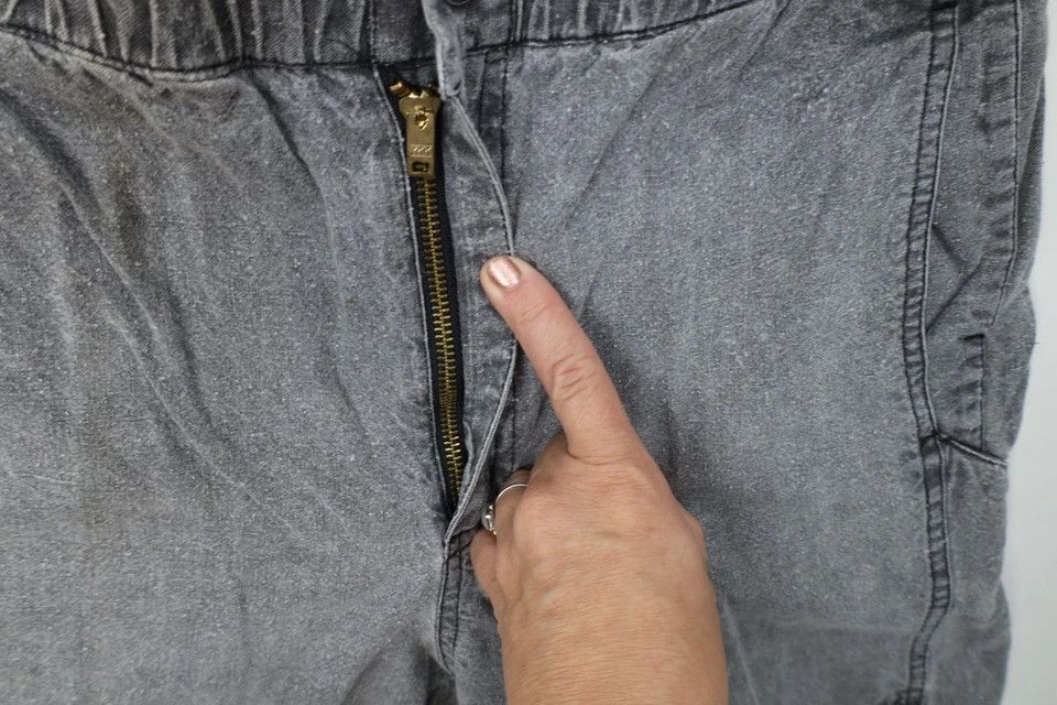 Vintage Vintage 80s Streetwear Tapered Parachute Cargo Pants Gray Size US 30 / EU 46 - 9 Thumbnail