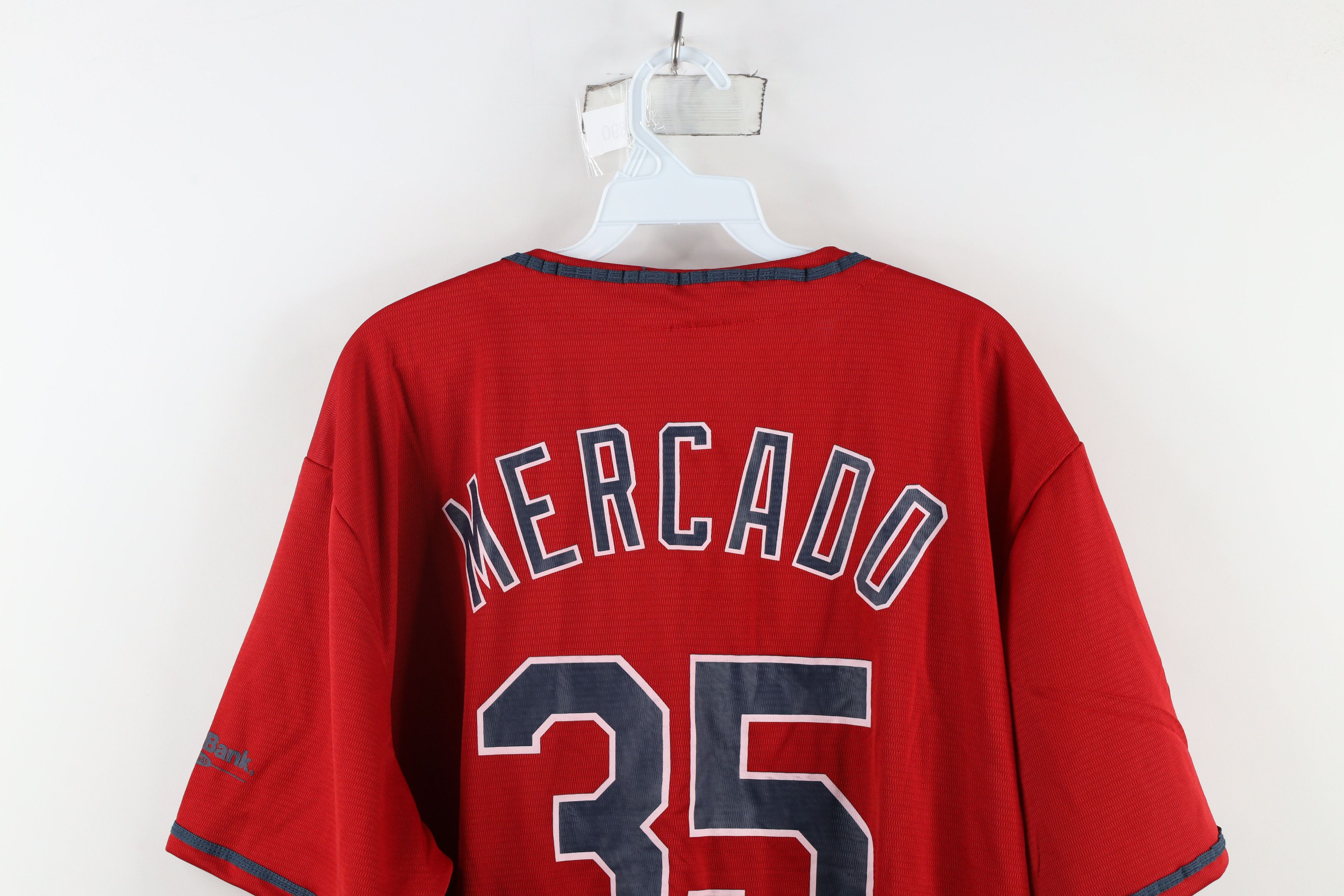 Vintage Streetwear Mercado Cleveland Indians Baseball Jersey Red Size US XL / EU 56 / 4 - 10 Thumbnail