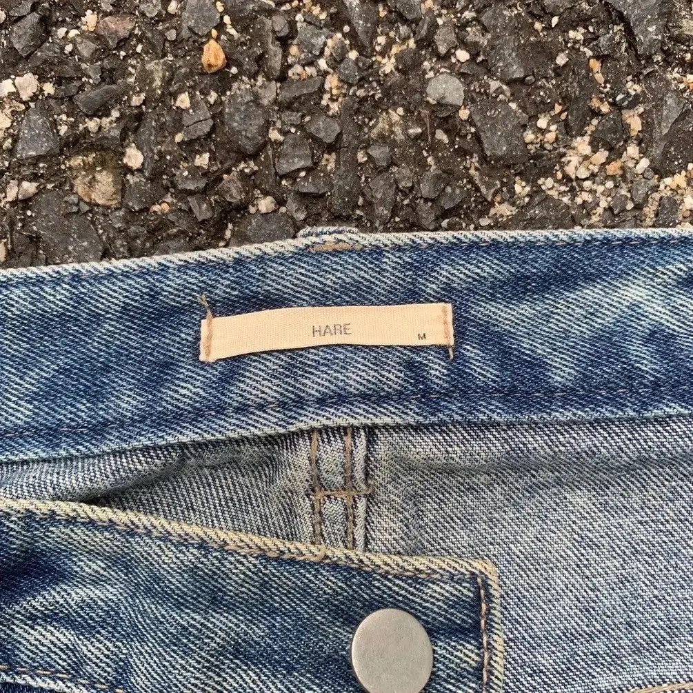 HARE 💥GRAIL💥HARE JEANS 30x31 RIPPED TROUSERS DENIM RUGGED PANTS Size US 30 / EU 46 - 8 Thumbnail