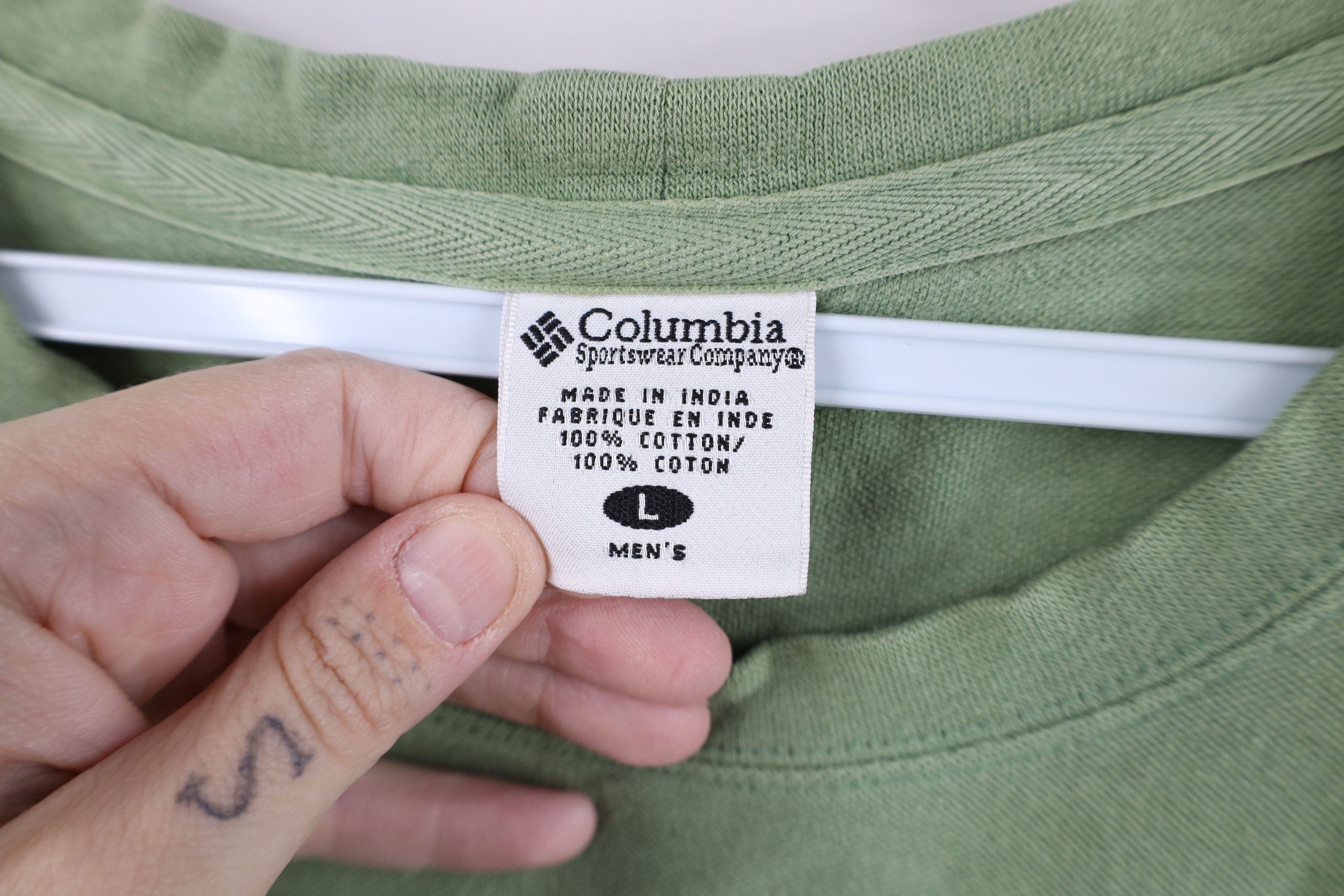 Columbia Vintage Columbia Baggy Fit Thermal Knit Pocket T-Shirt Size US L / EU 52-54 / 3 - 6 Thumbnail