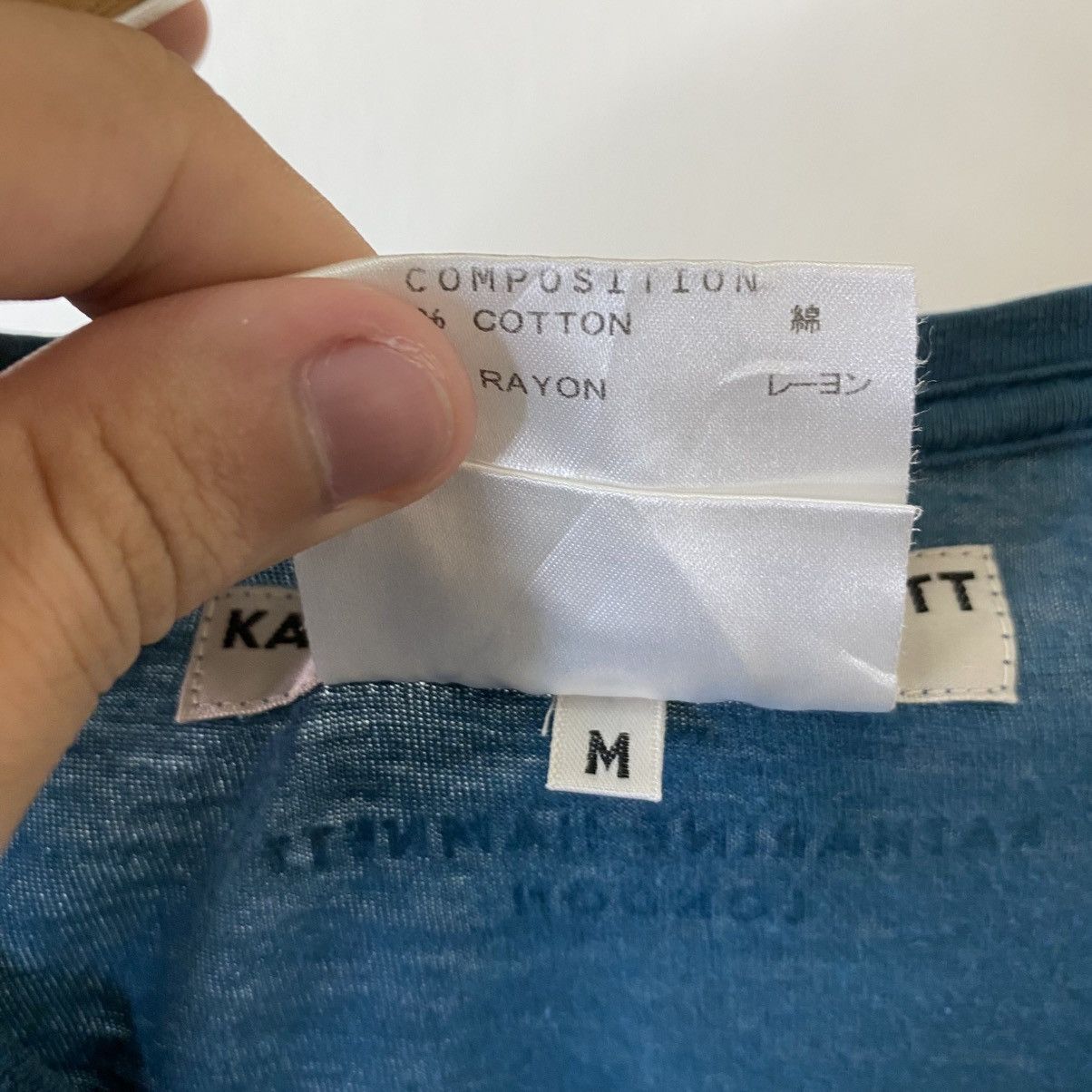 Katharine Hamnett London Katharine Hamnett Cut & Sewn T Shirt Size US S / EU 44-46 / 1 - 5 Thumbnail