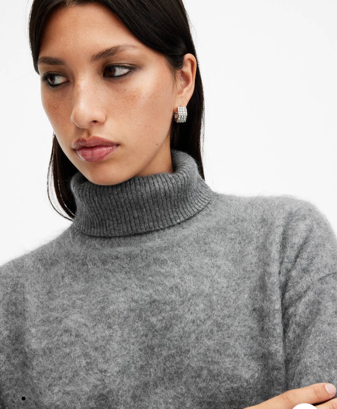 Allsaints All Saints Women Wool Sweater Size S / US 4 / IT 40 - 2 Thumbnail