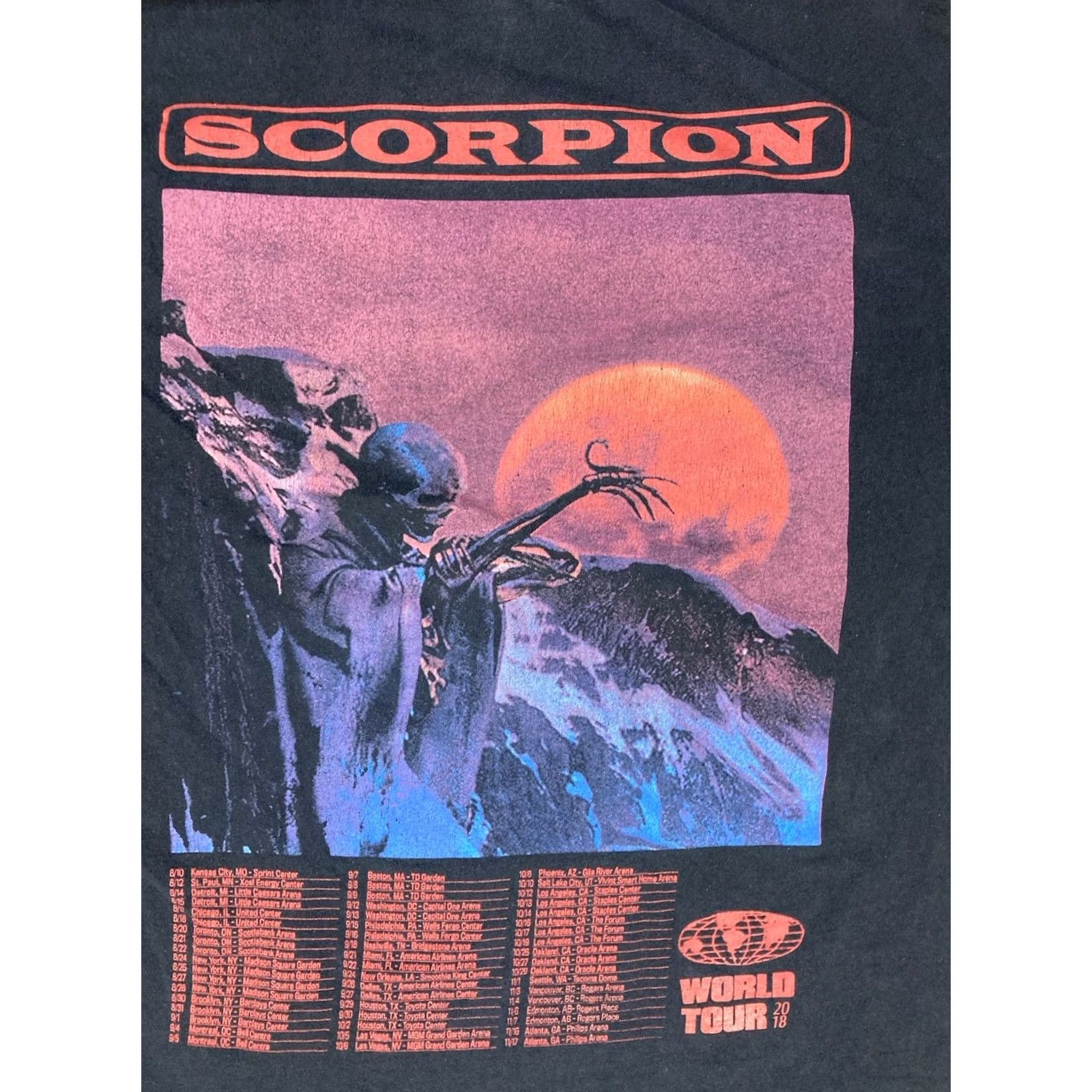 Vintage VINTAGE Drake Scorpion Graphic T-shirt Women Medium Black Short Sleeve Crew Neck Pullover Casual Music Merch Size M / US 6-8 / IT 42-44 - 2 Thumbnail