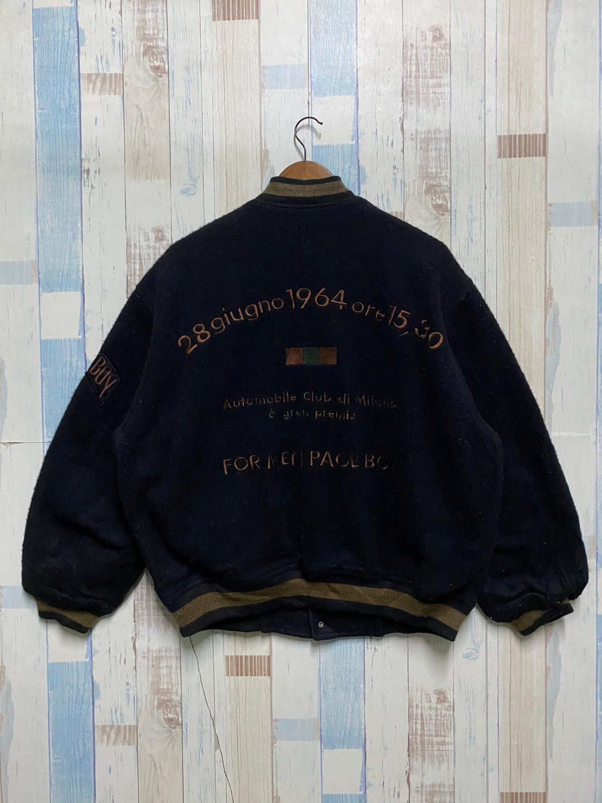 Vintage Page Boy Wool Varsity Jacket
