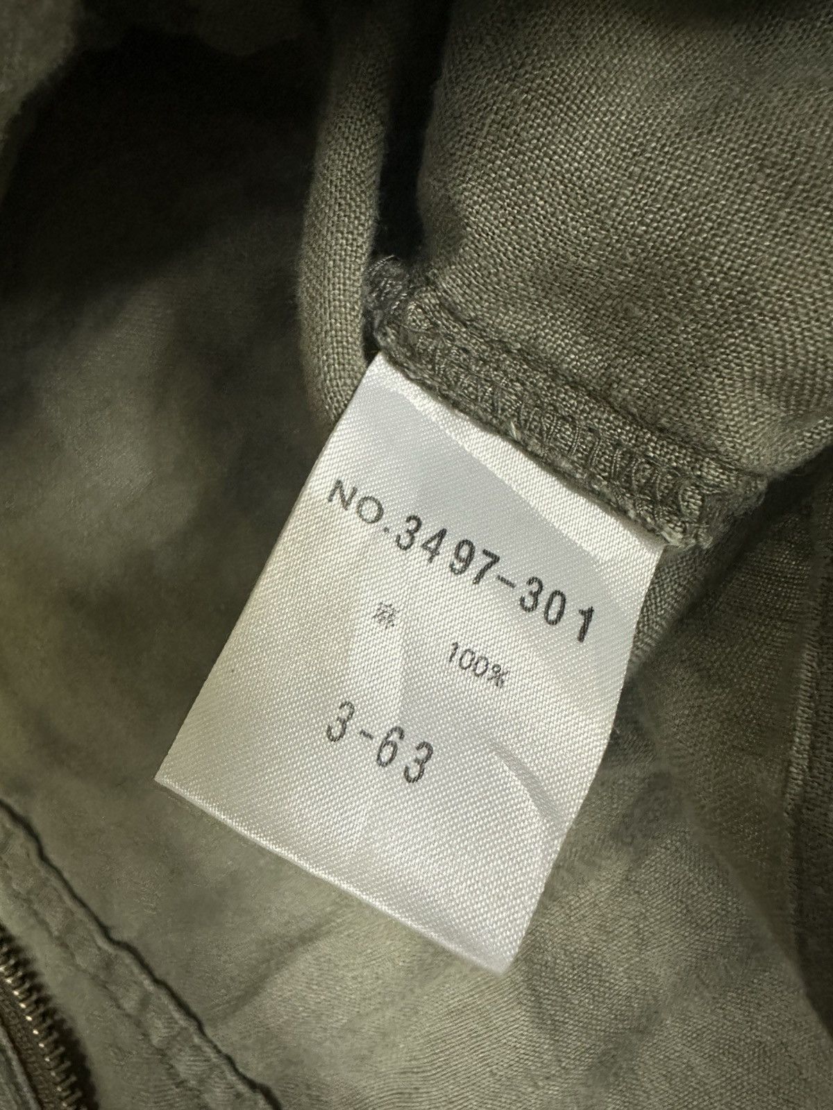 GOA 💥rare💥 japanese brand schlussel linen vkei military zipup Size US L / EU 52-54 / 3 - 6 Thumbnail