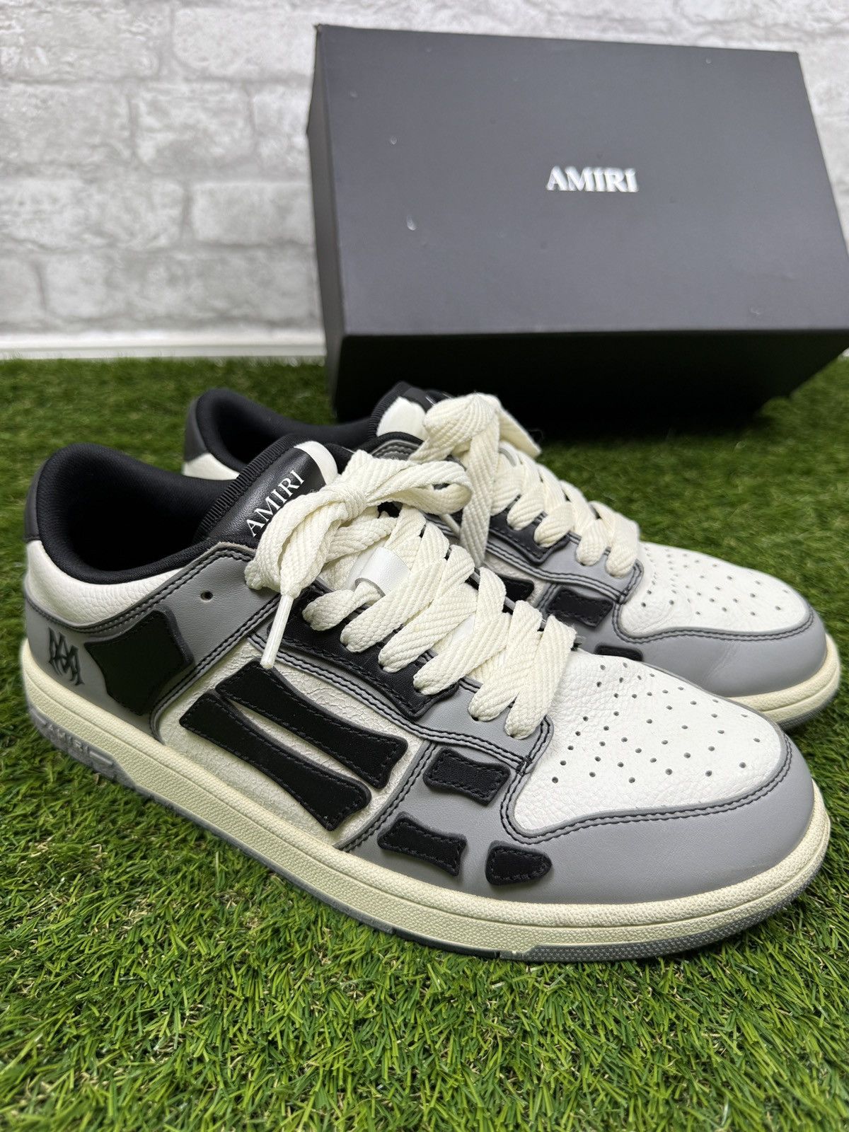 Amiri Amiri 'Varsity Skel Top Low' Sneakers Size US 10 / EU 43 - 2 Thumbnail