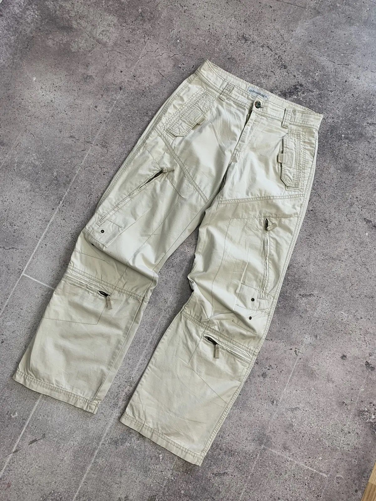 Other Vintage pants clockhouse cargo baggy fit faded streetstyle Size US 32 / EU 48 - 5 Thumbnail