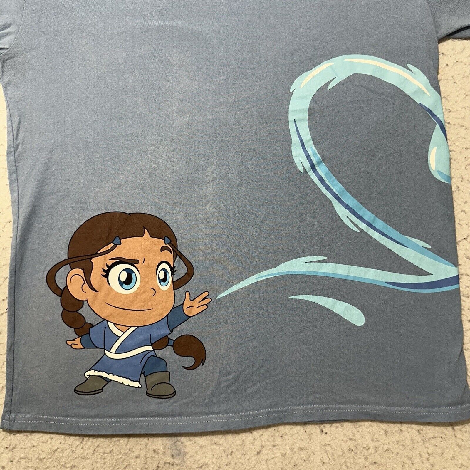 Other Avatar The Last Airbender Medium Blue Katara Water T Shirt Size US M / EU 48-50 / 2 - 8 Thumbnail