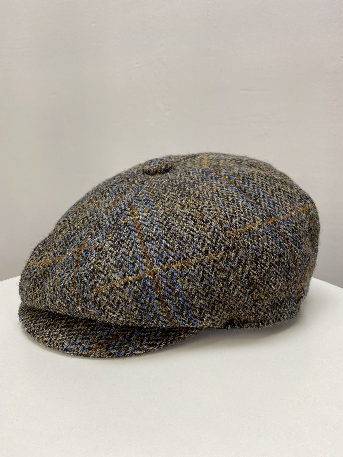 Harris Tweed × Vintage Vintage Failsworth Harris Tweed Wool Flat Hat Cap Size ONE SIZE - 2 Thumbnail