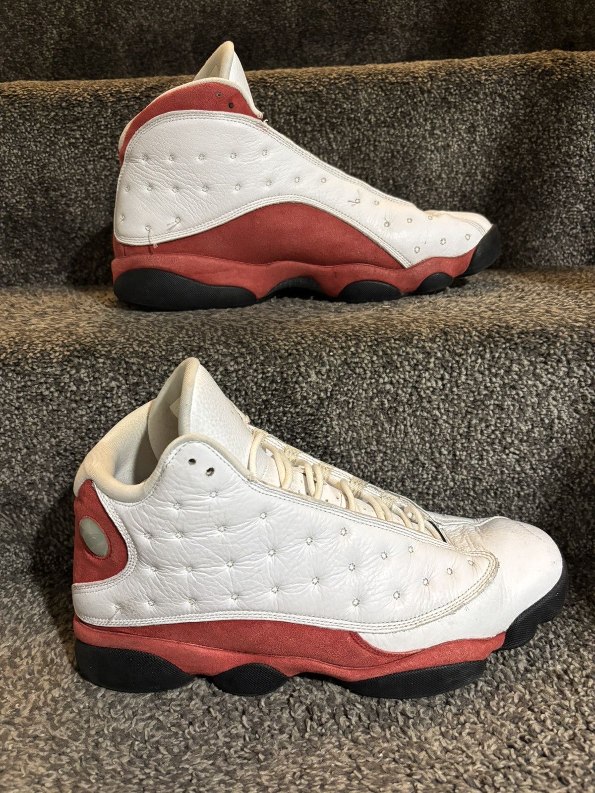 Jordan Brand Nike Air Jordan Retro 13 Chicago White and red Size US 13 / EU 46 - 3 Thumbnail