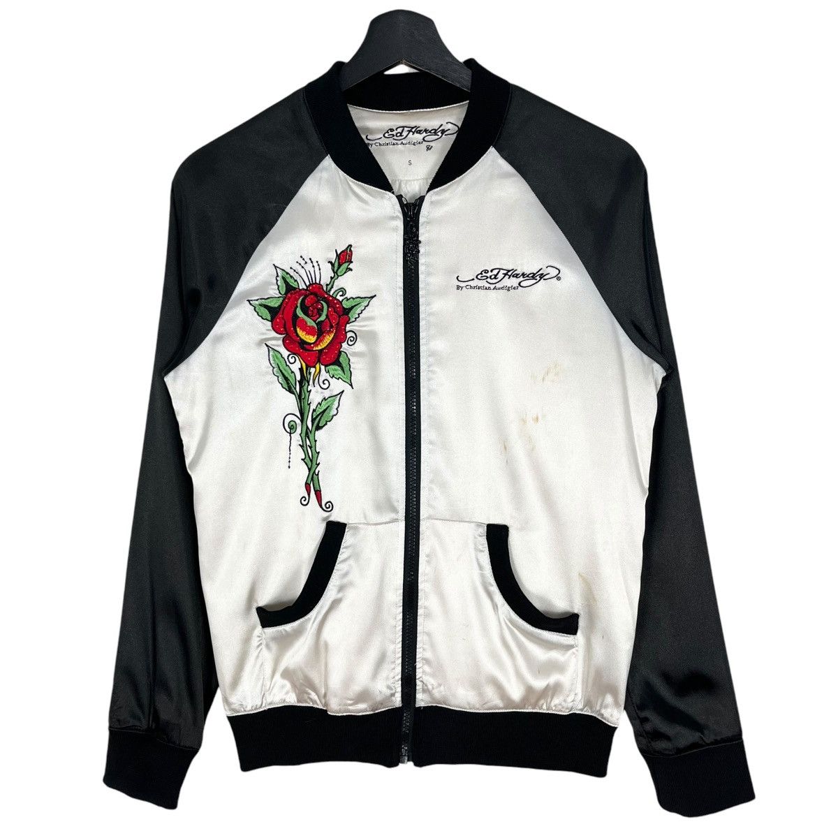 Christian Audigier × Ed Hardy Ed Hardy by Christian Audigier Women’s Sukajan Jacket Size S / US 4 / IT 40 - 2 Thumbnail