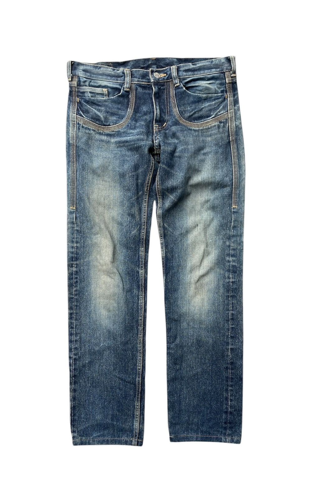 Hysteric Glamour 2000s Ozone Rock Hysteric Glamour Rider raw Denim Size US 32 / EU 48 - 1 Thumbnail