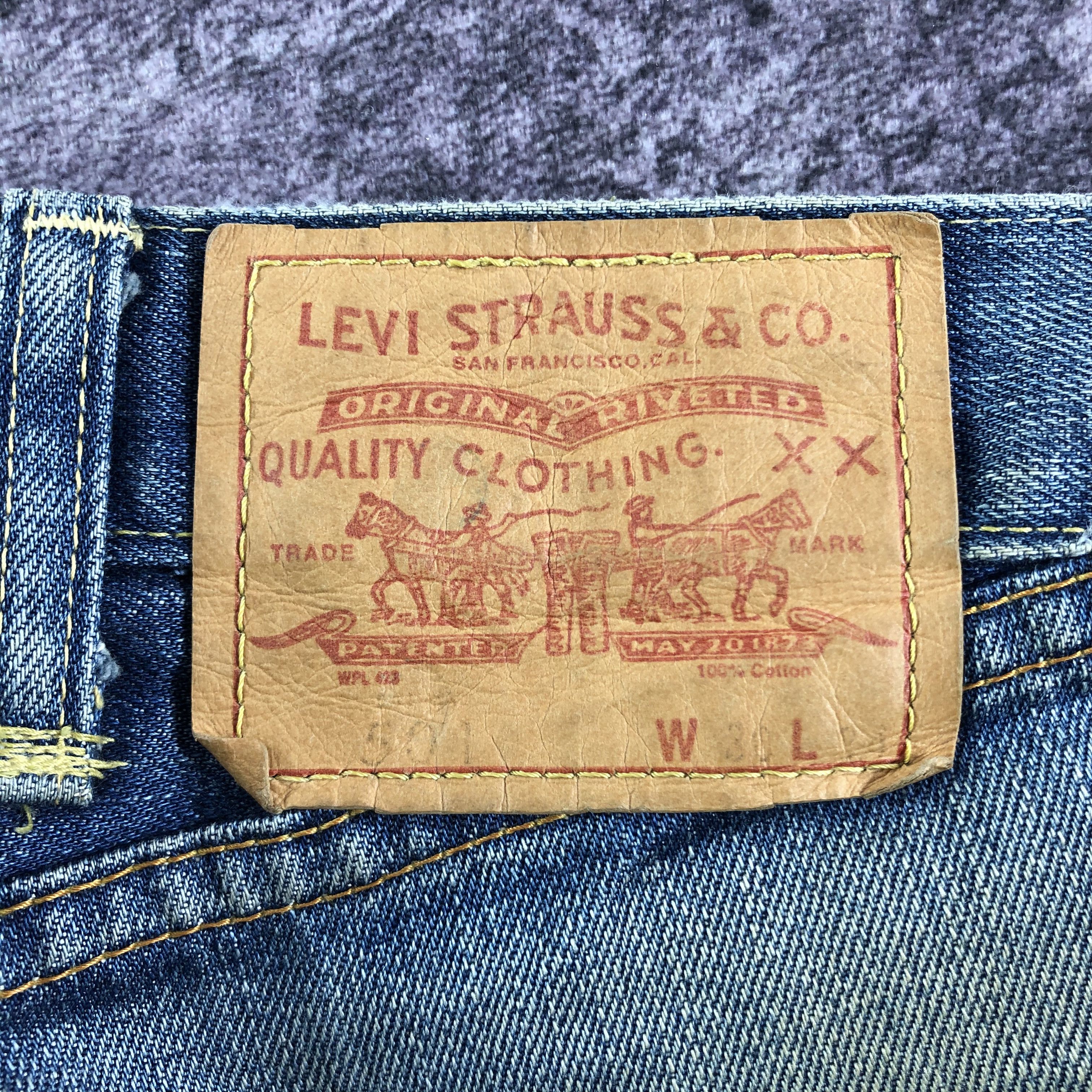 Levi's × Vintage 90s Vintage Levis 501 Redline Jeans-JM3347 Size US 31 - 6 Thumbnail