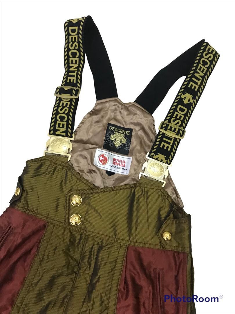 Descente 💥Vintage Descente Overall Gold Ski Team Size US 31 - 3 Thumbnail