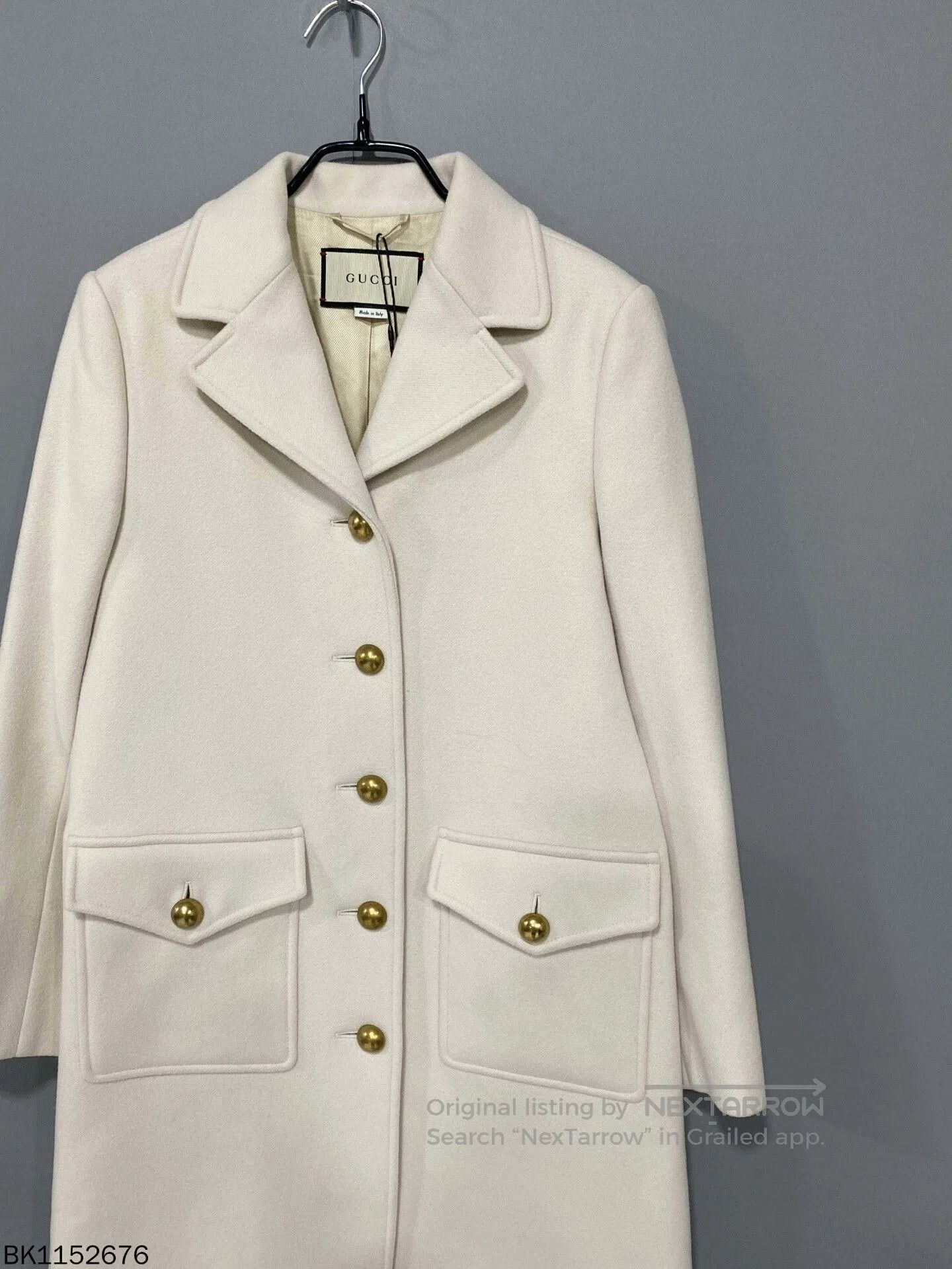 Gucci Gucci Double G Belt Wool Coat. Size XS / US 0-2 / IT 36-38 - 2 Thumbnail