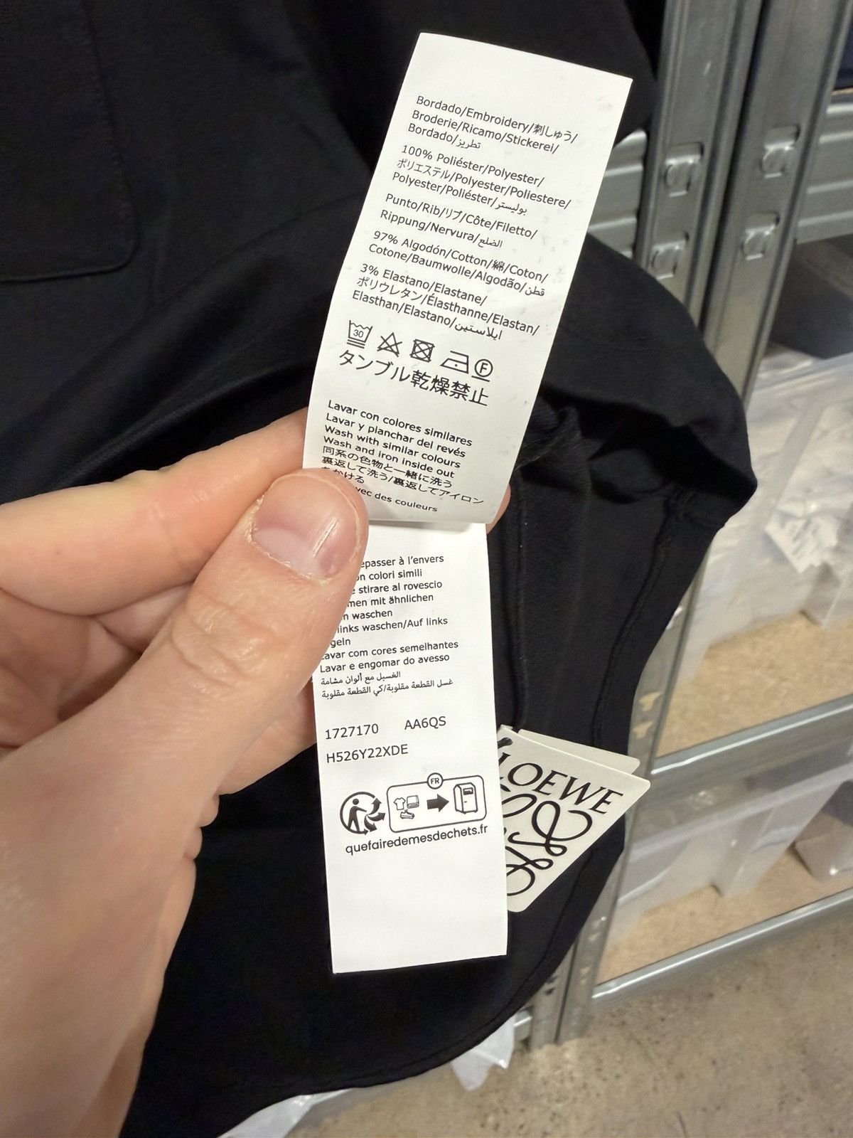 Loewe Loewe Logo Pocket T-Shirt NEW 650$ Size US XL / EU 56 / 4 - 5 Thumbnail
