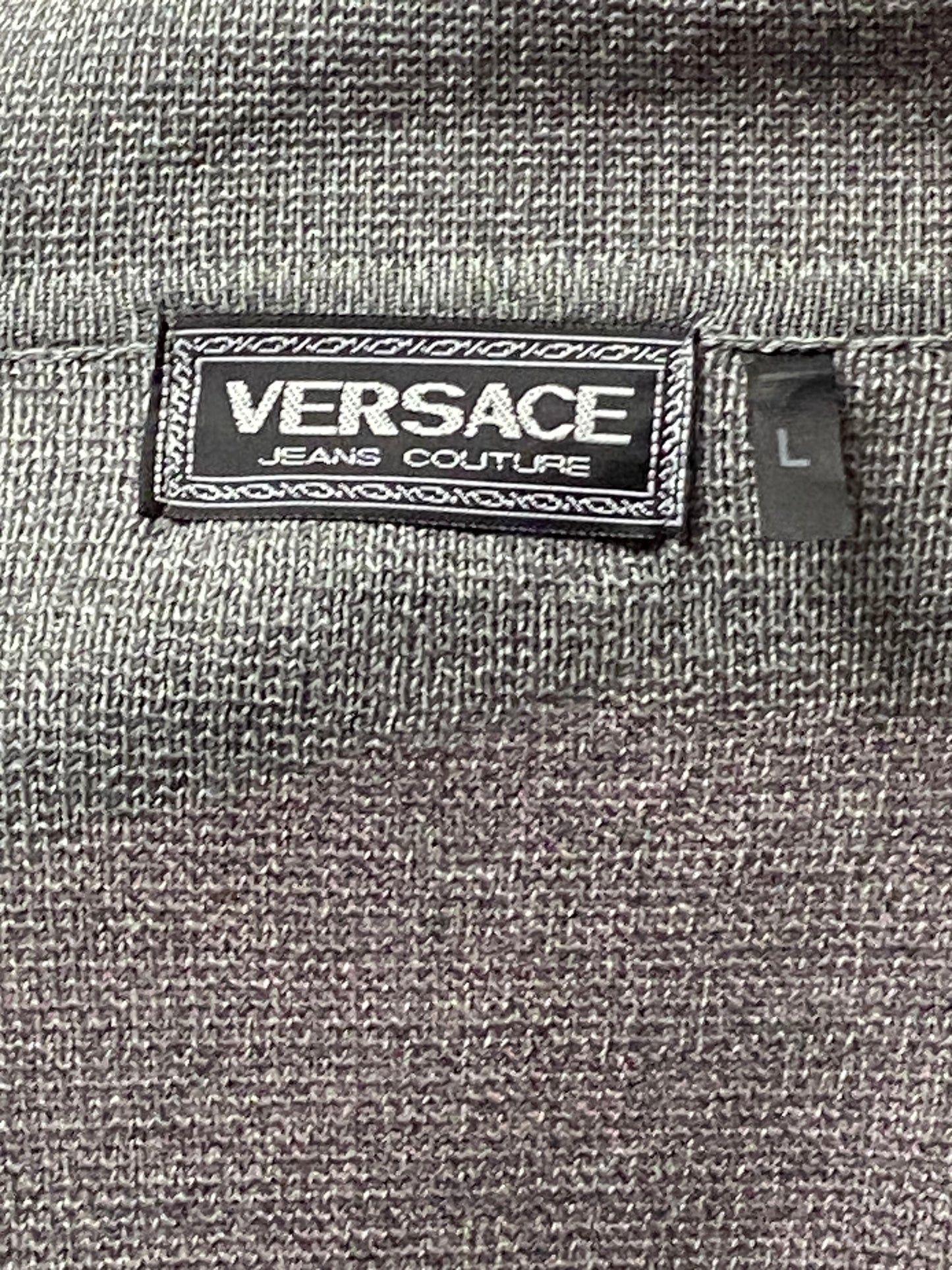 Versace Jeans Couture Vintage Men's Full Zip Sweater - L