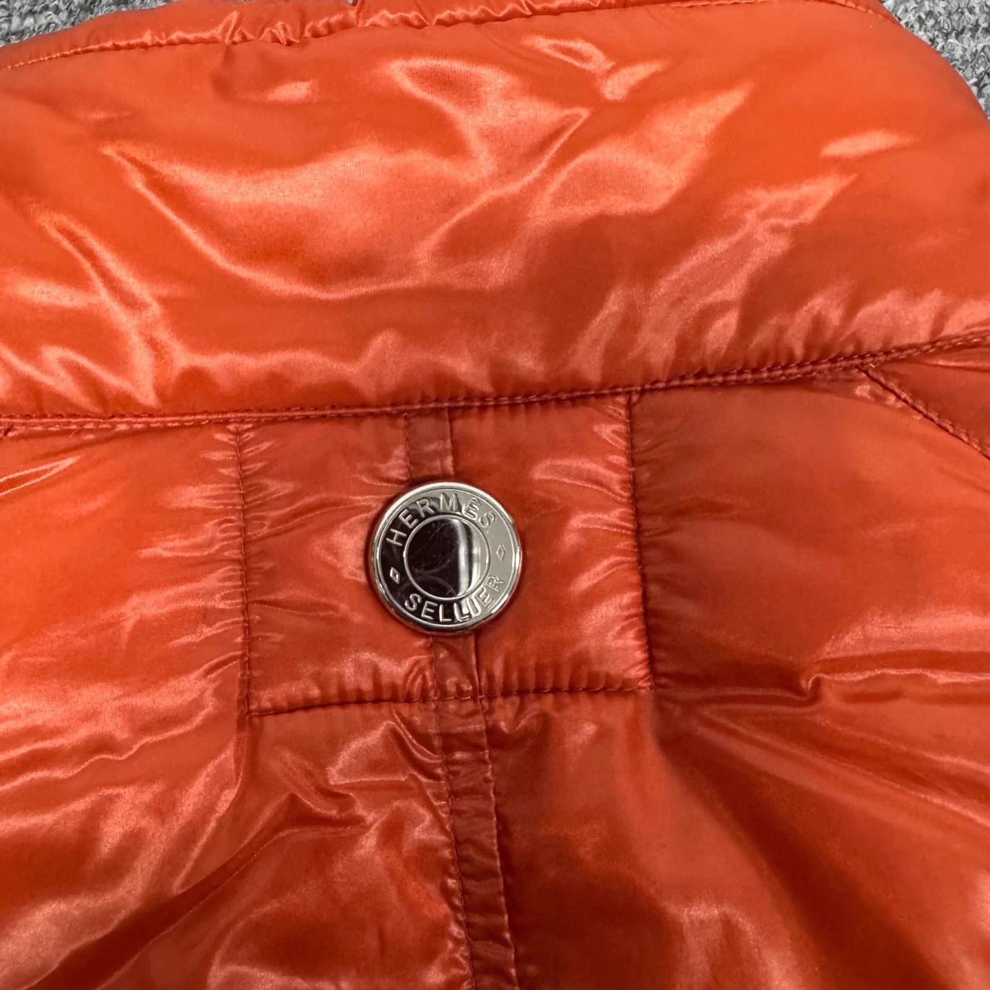 Hermes Hermes Viral Orange Lightweight Down Jacket M 99 New Size US M / EU 48-50 / 2 - 5 Thumbnail