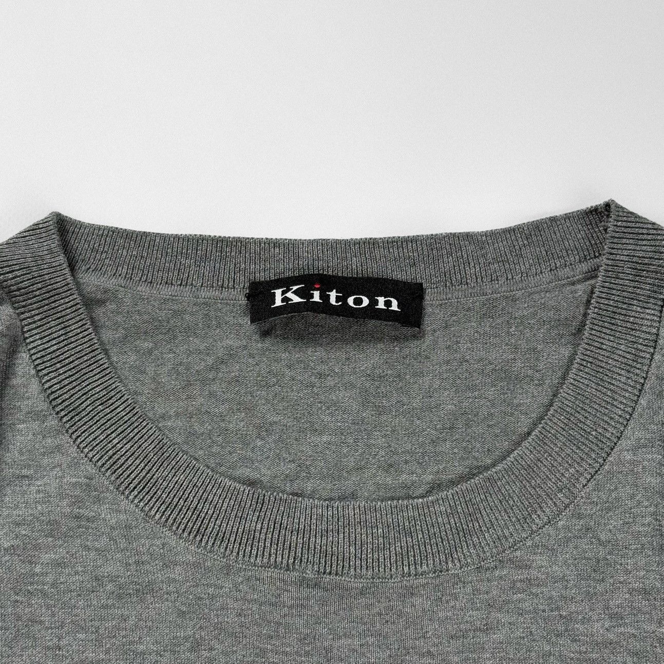 Kiton Kiton T-Shirt Grey Size US L / EU 52-54 / 3 - 4 Thumbnail