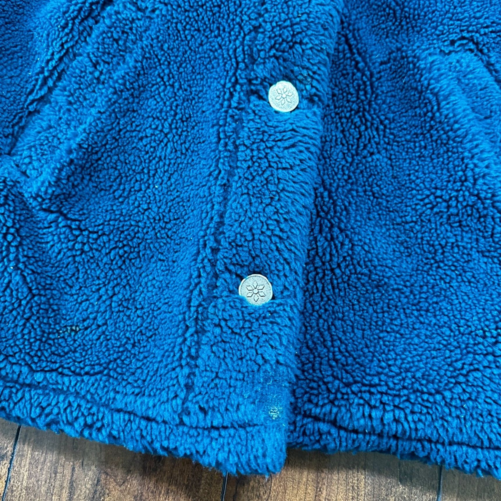Vintage VINTAGE L.L. Bean Jacket Womens Button Up Fleece Blue M USA Made In USA Pockets Collared Size M / US 6-8 / IT 42-44 - 7 Thumbnail