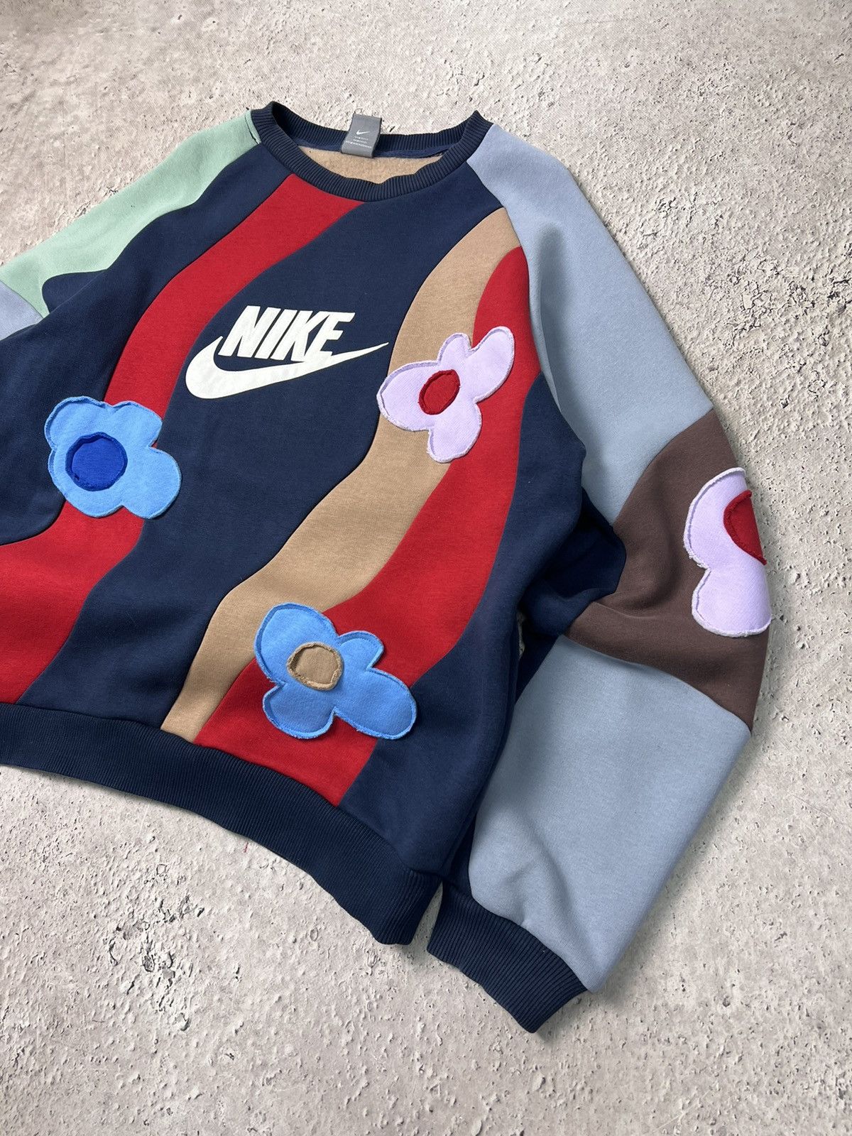 Nike × Vintage SALE✅✅VINTAGE NIKE STREETWEAR REWORKED NIKE HOODIE 90S Size US XL / EU 56 / 4 - 4 Thumbnail
