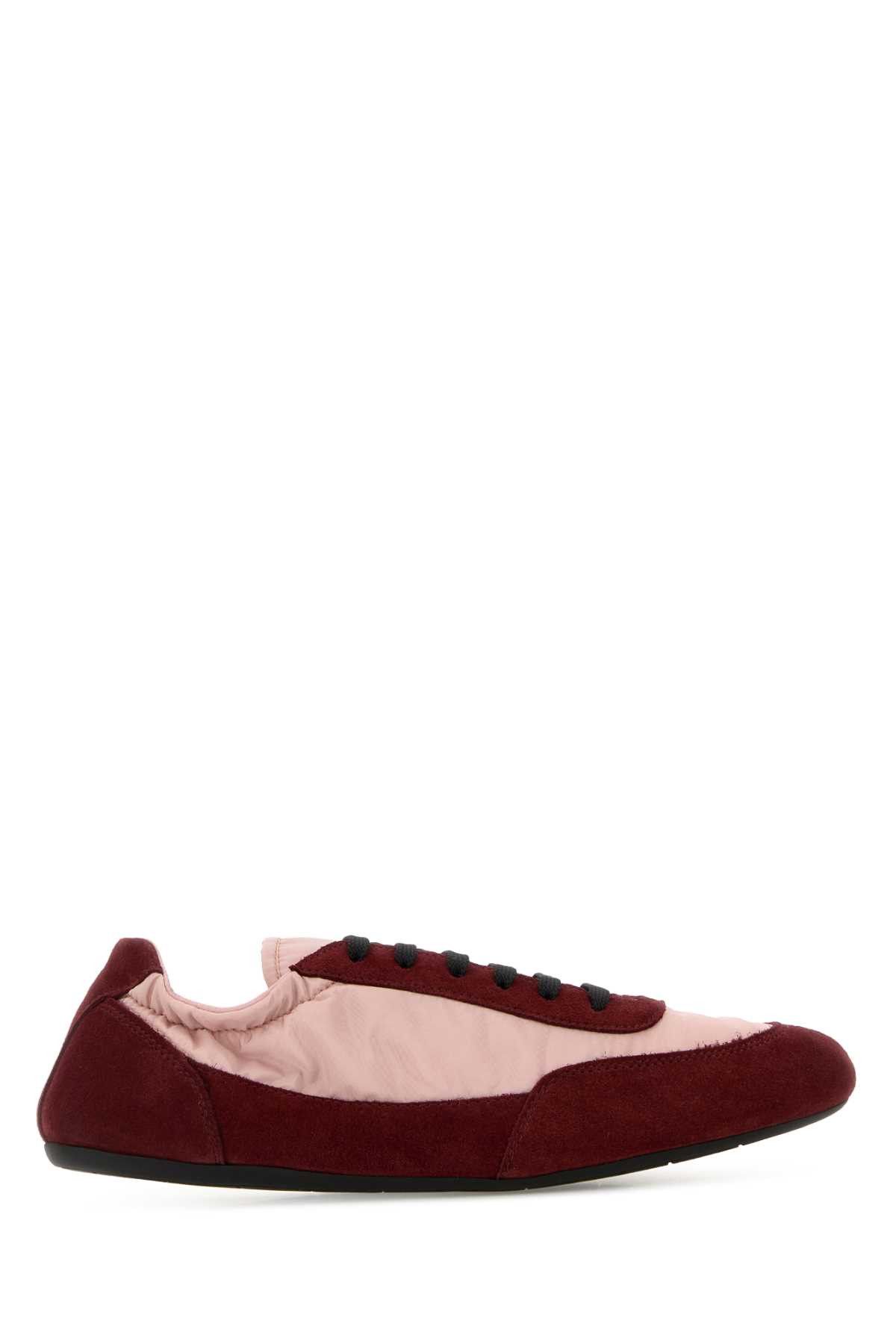 Prada Two-Tone Re-Nylon And Suede Collapse Sneakers Size US 11 / IT 41 - 1 Thumbnail