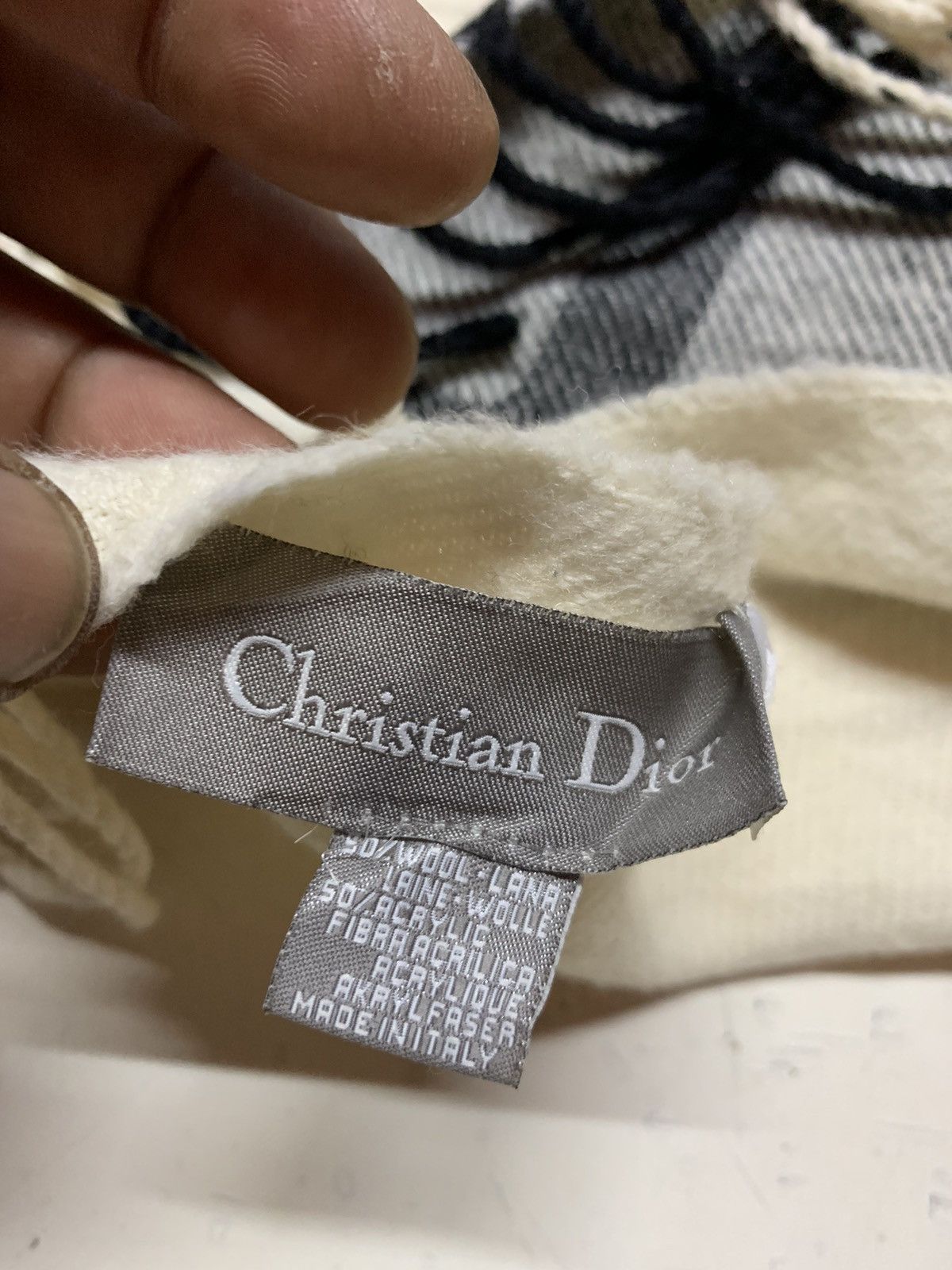 Dior En Laine Dior autre en Laine scarf Size ONE SIZE - 6 Thumbnail