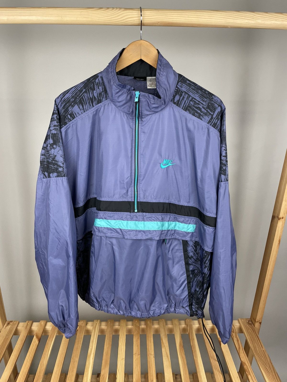 Nike × Vintage Crazy vintage 90’s Nike vintage track top Olympic anorak Size US L / EU 52-54 / 3 - 1 Thumbnail