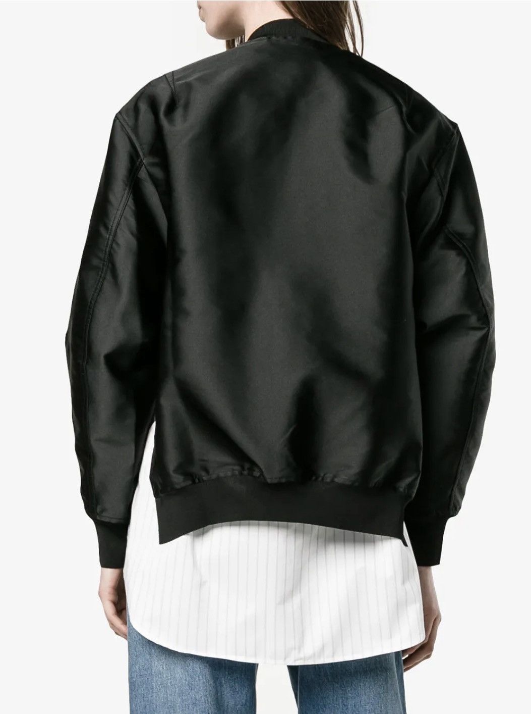 3.1 Phillip Lim Phillip Lim Layered Bomber Jacket Size M / US 6-8 / IT 42-44 - 15 Thumbnail
