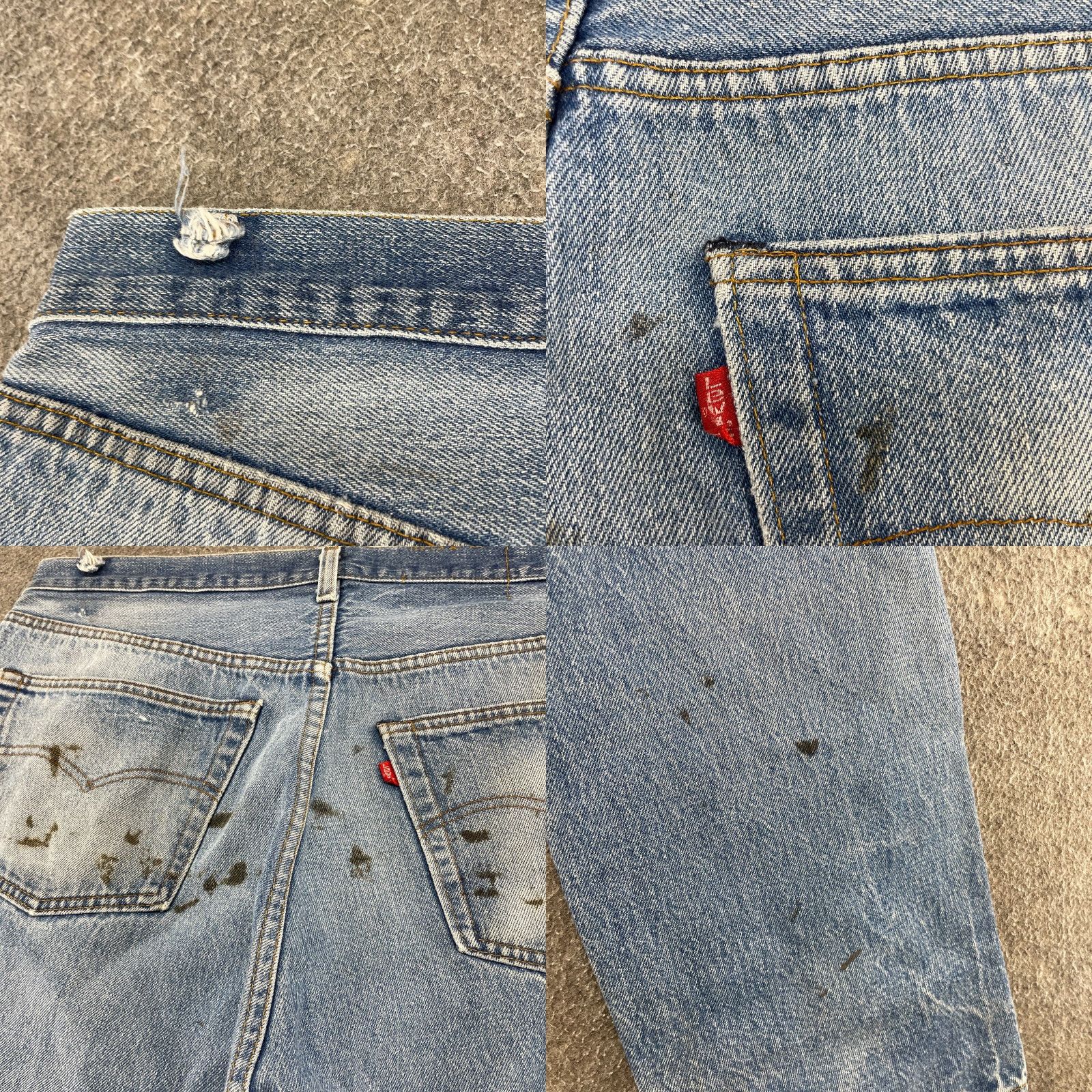 Levi's VINTAGE Levi's 501 Jeans Mens 38x30 Distressed Blue Medium Wash USA 80s Jeans Size US 38 / EU 54 - 9 Thumbnail