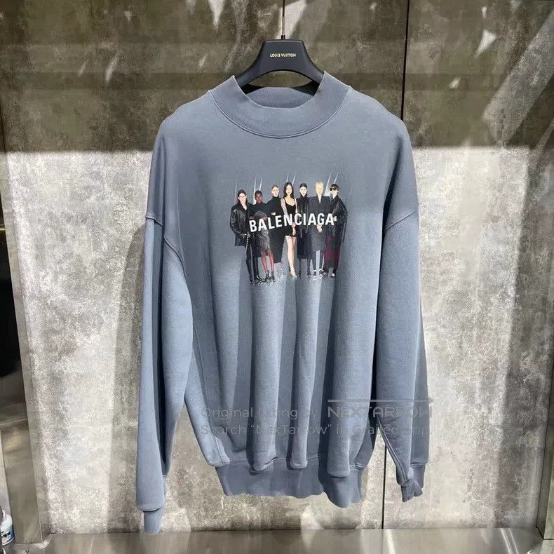 Balenciaga Balenciaga Khaki wheat pattern hoodie Size US S / EU 44-46 / 1 - 1 Thumbnail