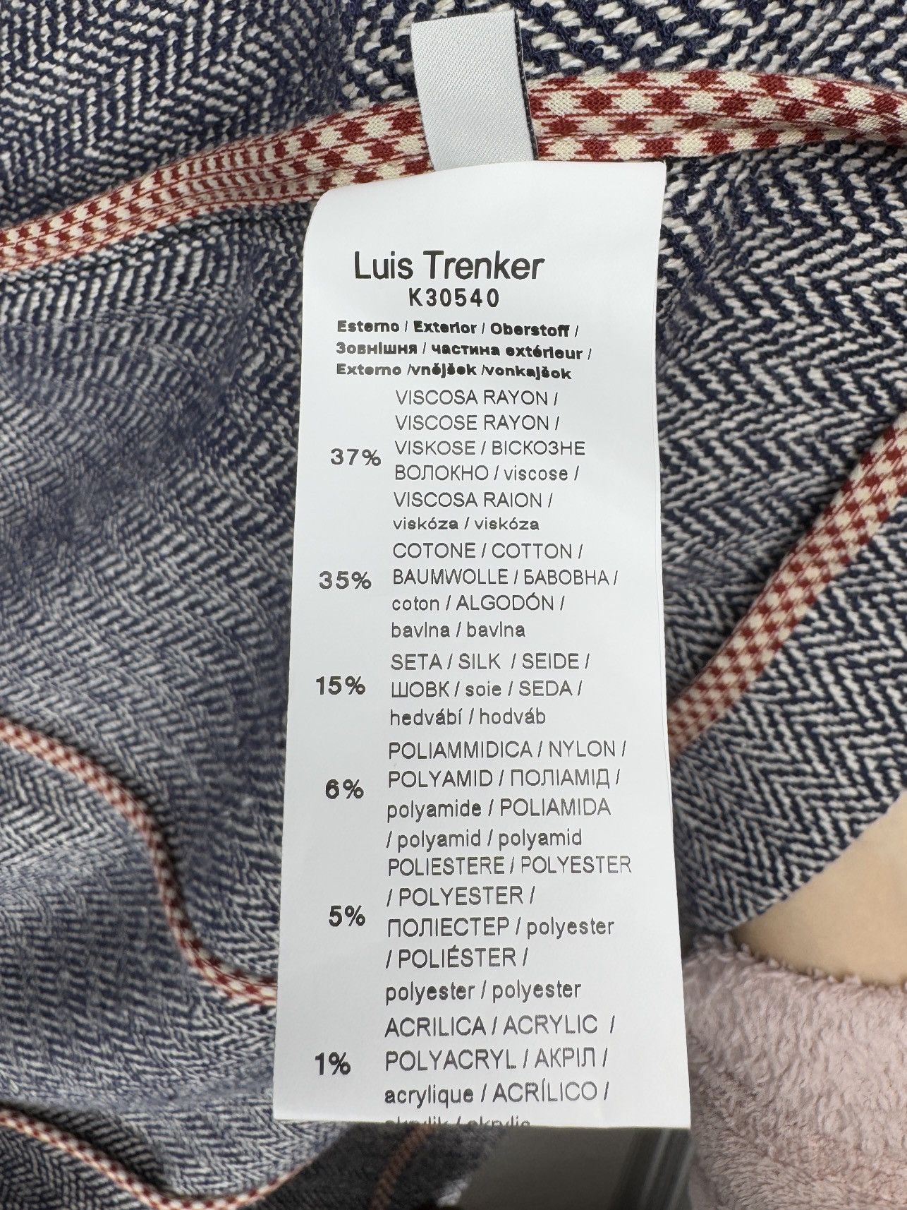 Other Luis Trenker grey-blue herringbone jacket blazer size 44 Size M / US 6-8 / IT 42-44 - 12 Thumbnail