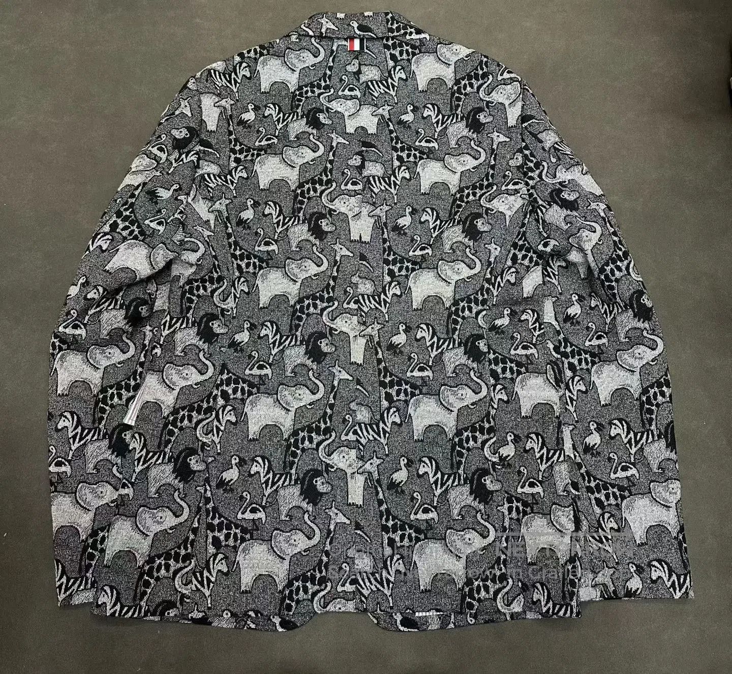 Thom Browne Thom Browne Animal Embroidery Blazer. Size US L / EU 52-54 / 3 - 2 Thumbnail